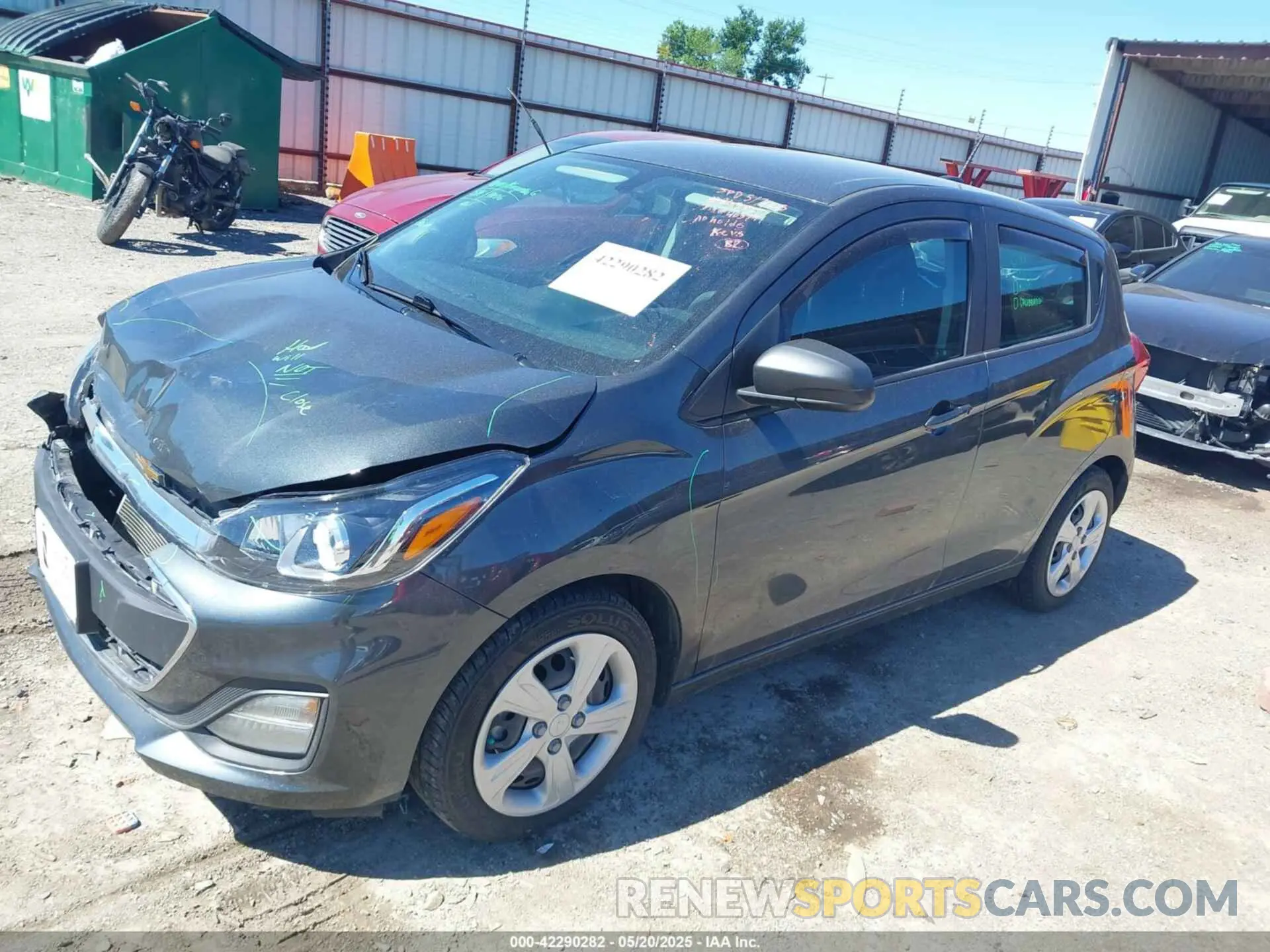 18 fotografías del automóvil dañado KL8CB6SA5LC403791 CHEVROLET SPARK 2020