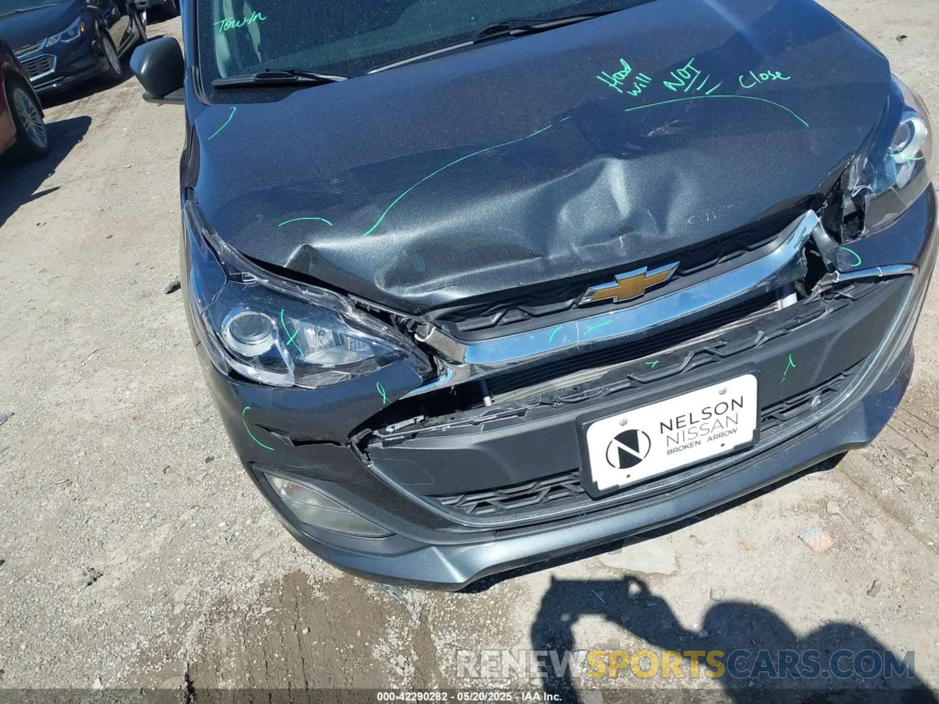 20 fotografías del automóvil dañado KL8CB6SA5LC403791 CHEVROLET SPARK 2020