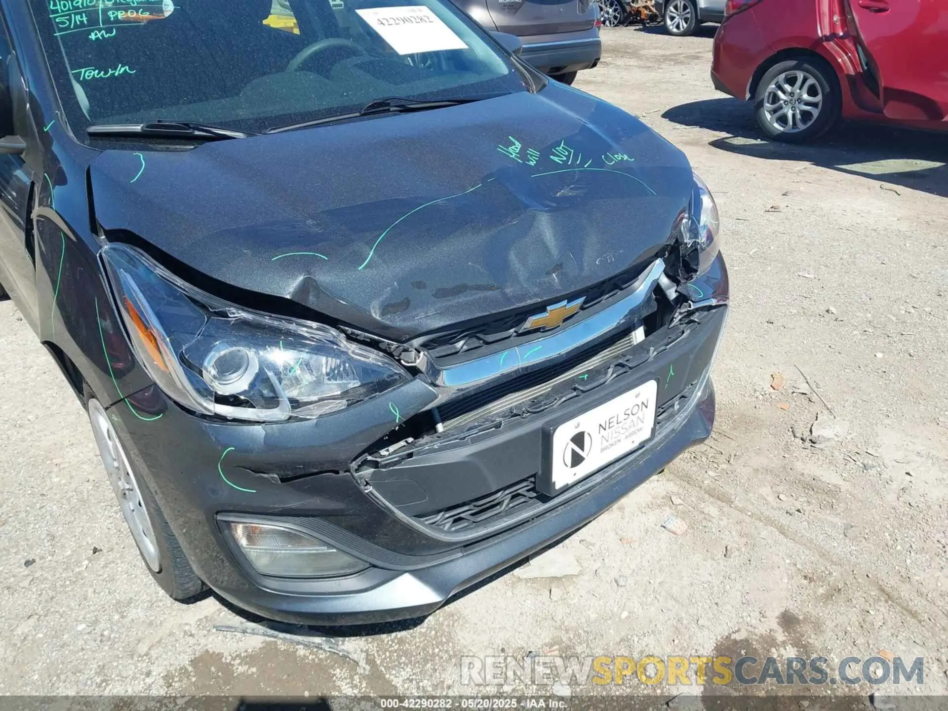 21 fotografías del automóvil dañado KL8CB6SA5LC403791 CHEVROLET SPARK 2020