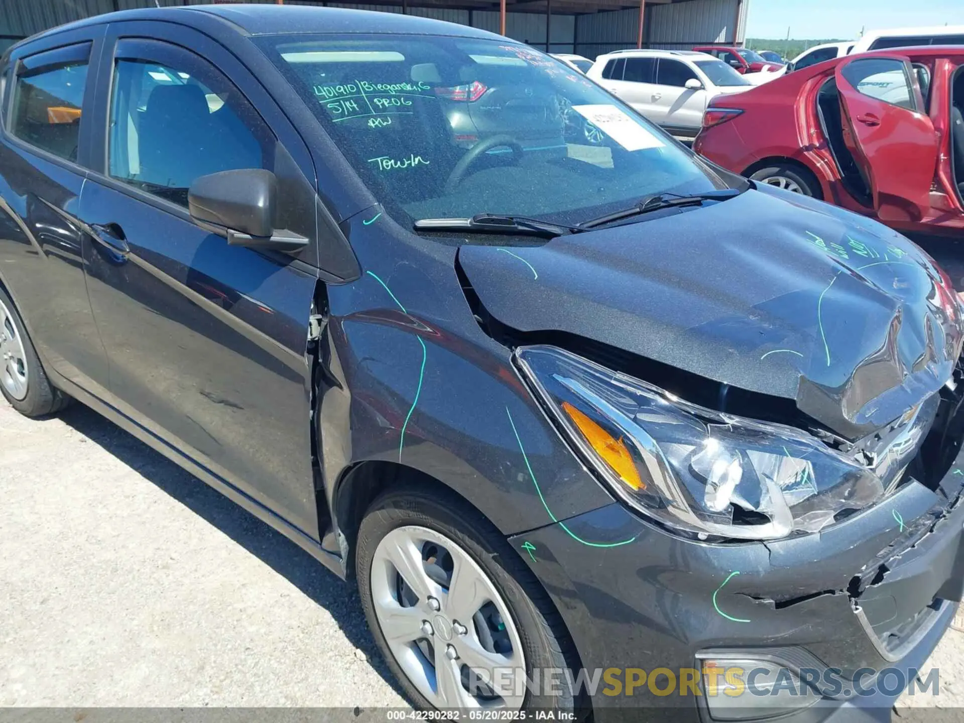 22 fotografías del automóvil dañado KL8CB6SA5LC403791 CHEVROLET SPARK 2020