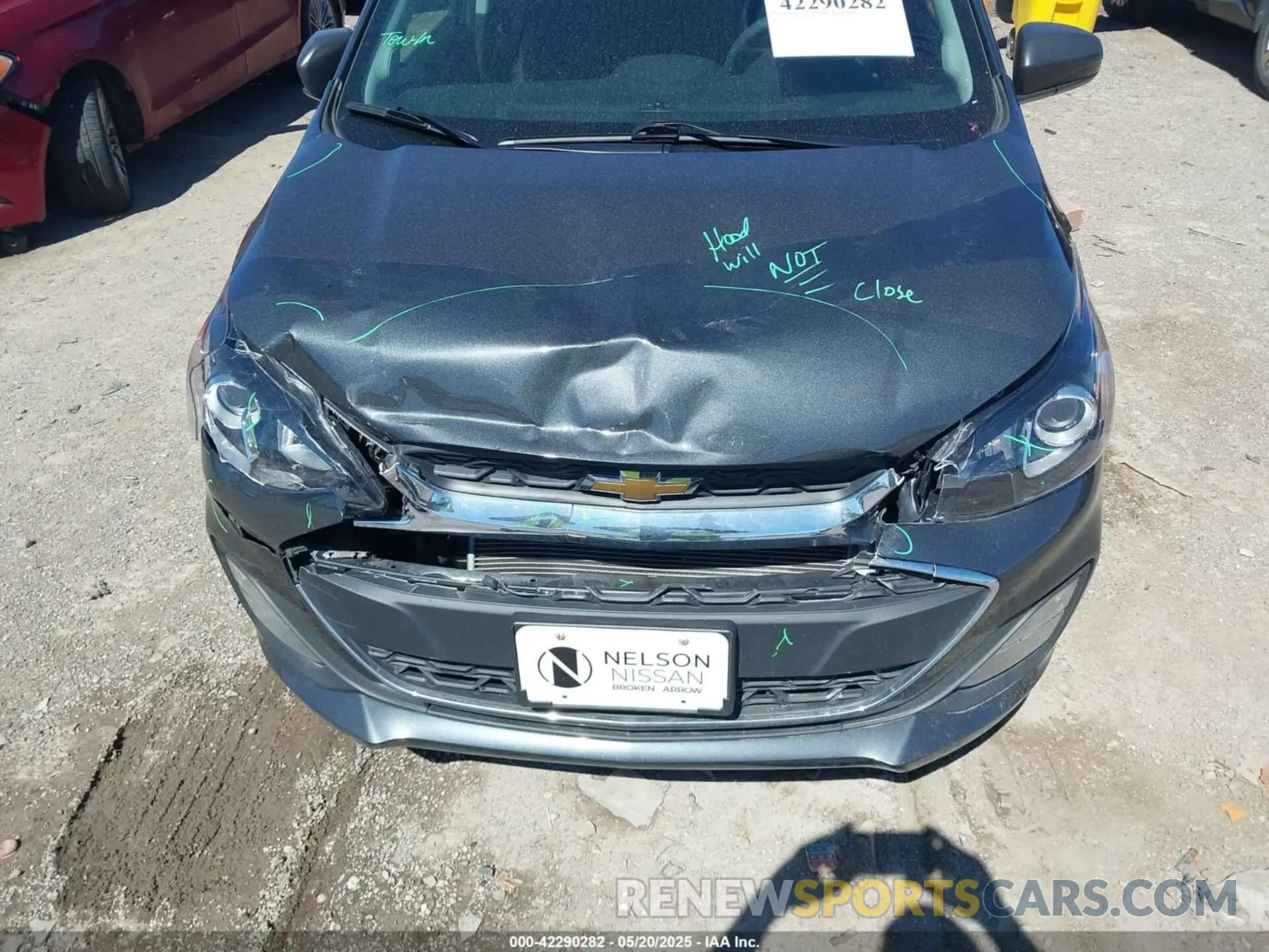 6 fotografías del automóvil dañado KL8CB6SA5LC403791 CHEVROLET SPARK 2020