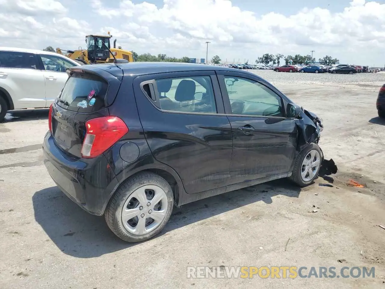 3 fotografías del automóvil dañado KL8CB6SA5LC407758 CHEVROLET SPARK 2020
