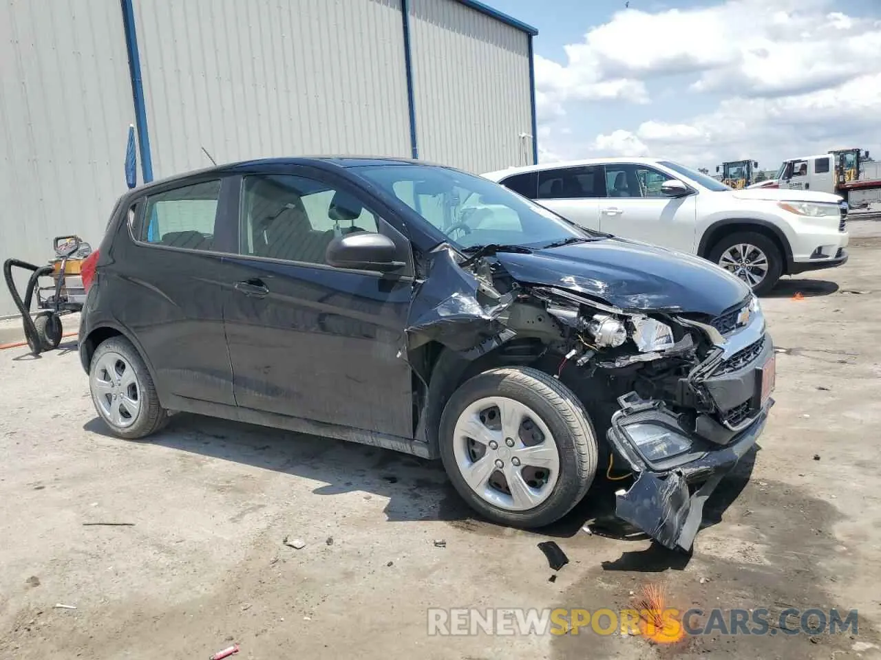 4 fotografías del automóvil dañado KL8CB6SA5LC407758 CHEVROLET SPARK 2020
