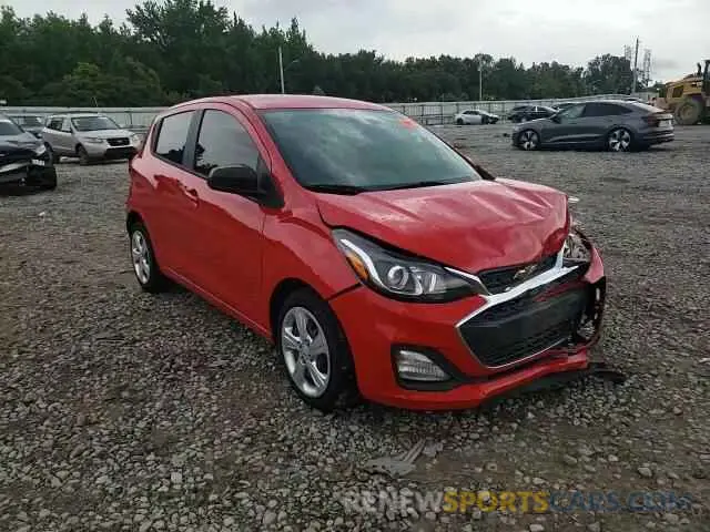 10 fotografías del automóvil dañado KL8CB6SA5LC407825 CHEVROLET SPARK 2020