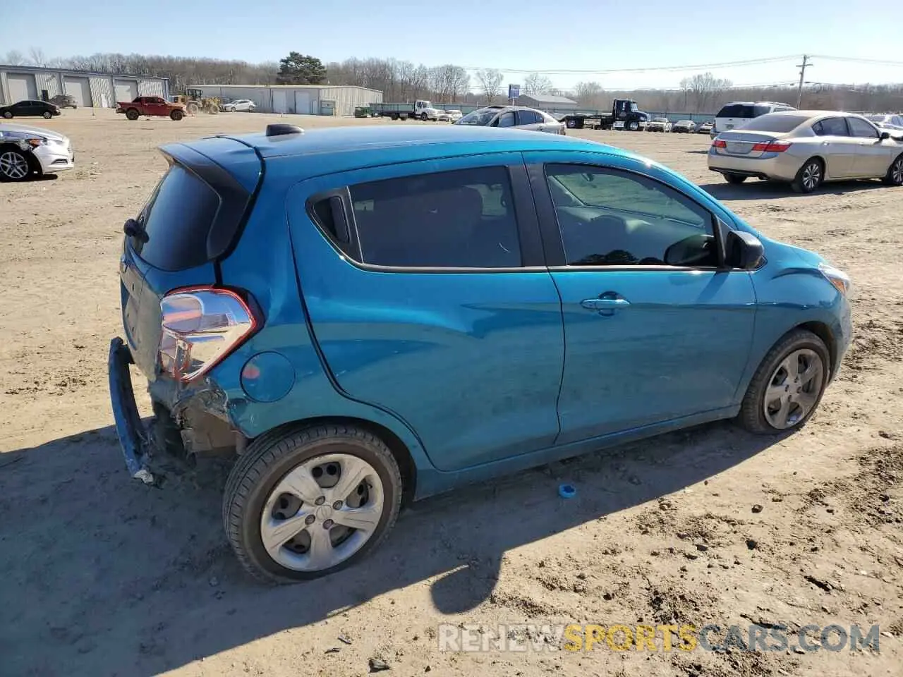 3 fotografías del automóvil dañado KL8CB6SA5LC414662 CHEVROLET SPARK 2020
