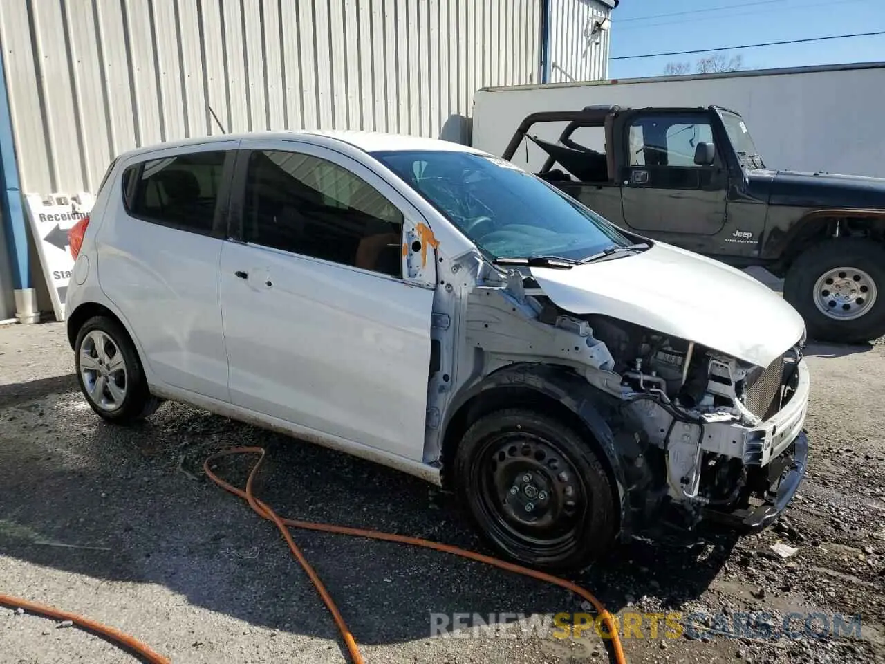 4 fotografías del automóvil dañado KL8CB6SA5LC480192 CHEVROLET SPARK 2020