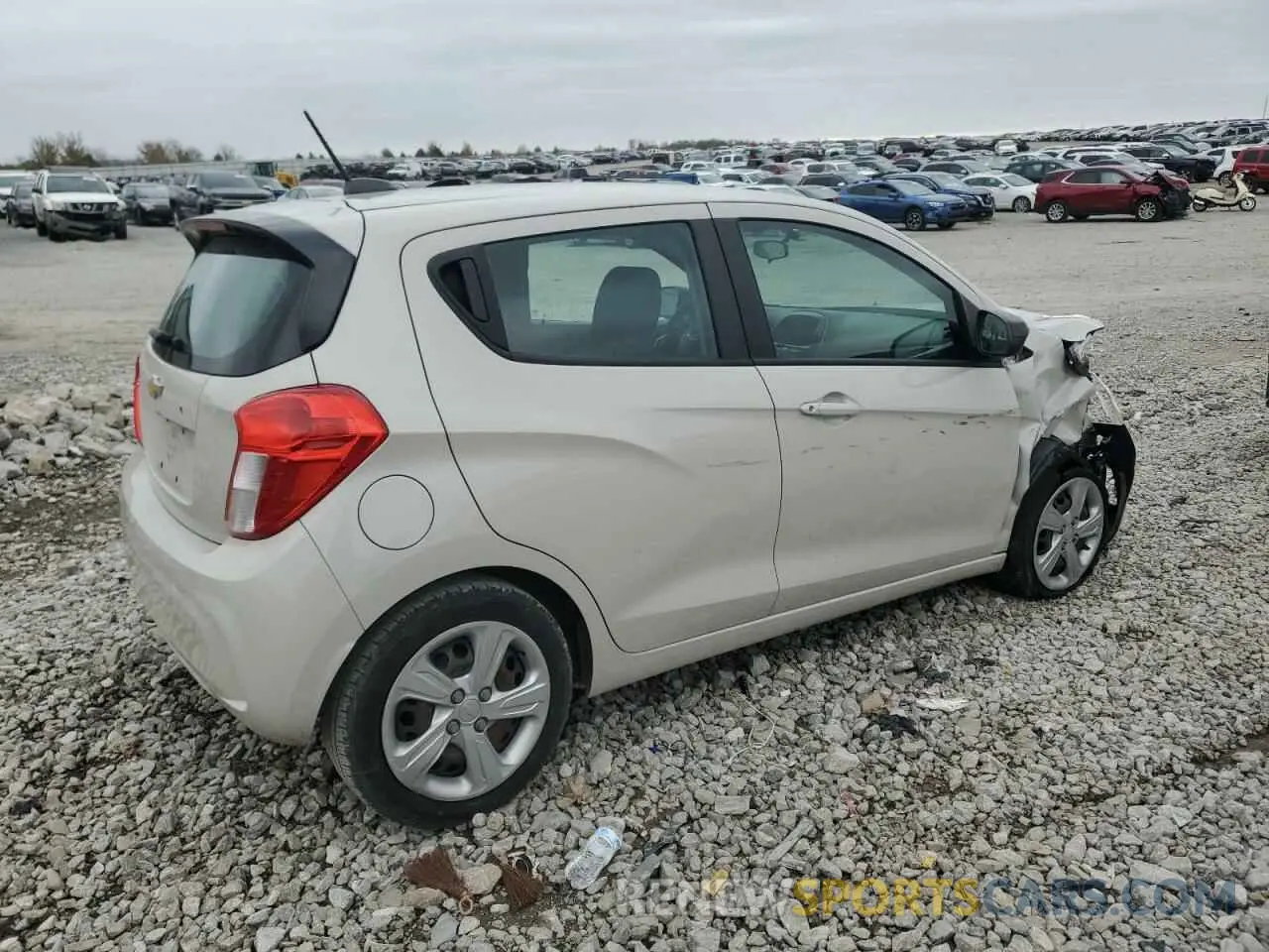 3 fotografías del automóvil dañado KL8CB6SA6LC405078 CHEVROLET SPARK 2020