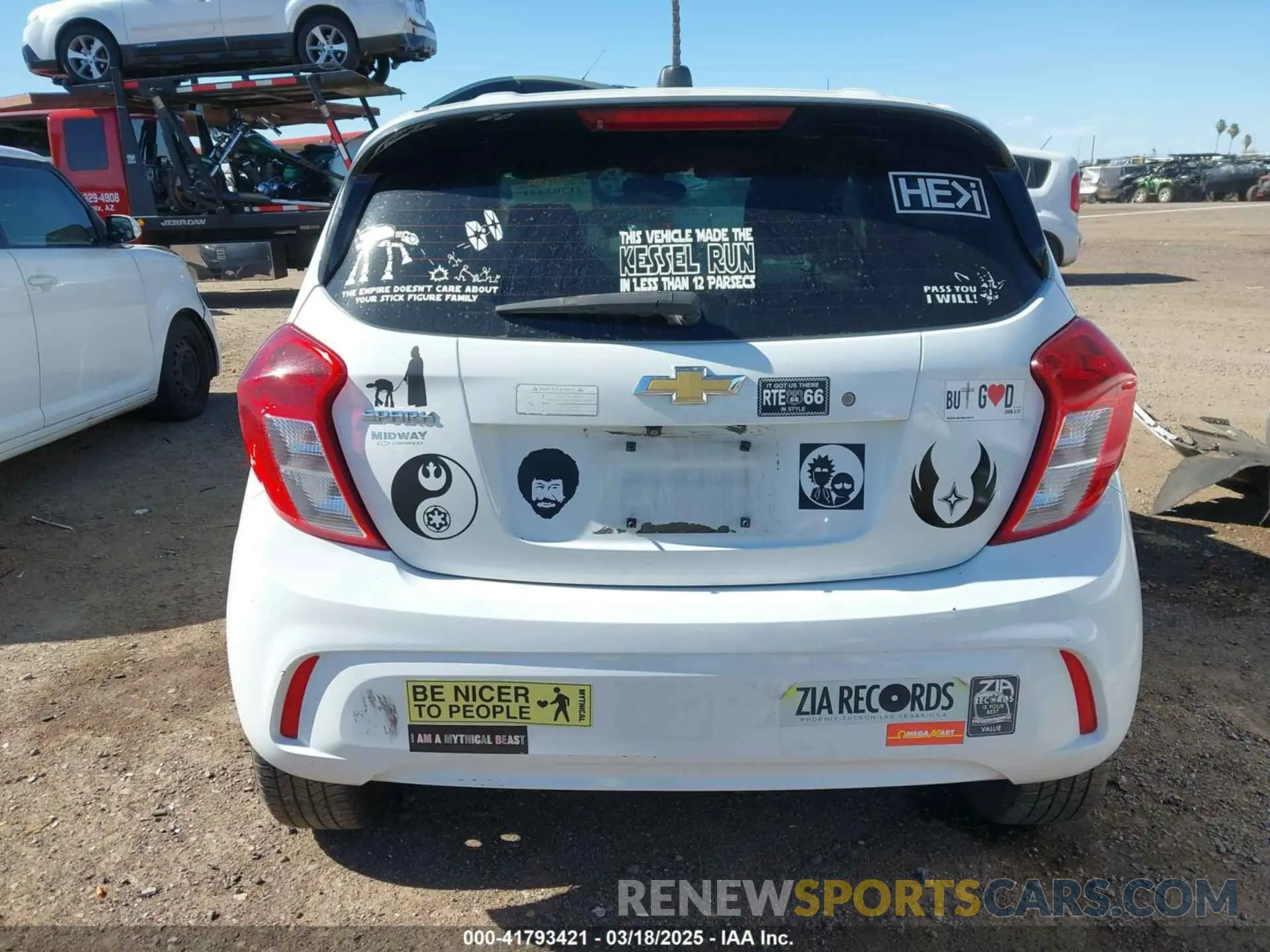 15 fotografías del automóvil dañado KL8CB6SA6LC408191 CHEVROLET SPARK 2020