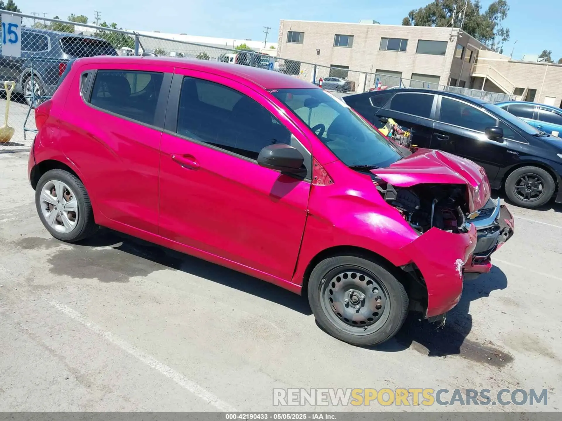 1 fotografías del automóvil dañado KL8CB6SA6LC419708 CHEVROLET SPARK 2020