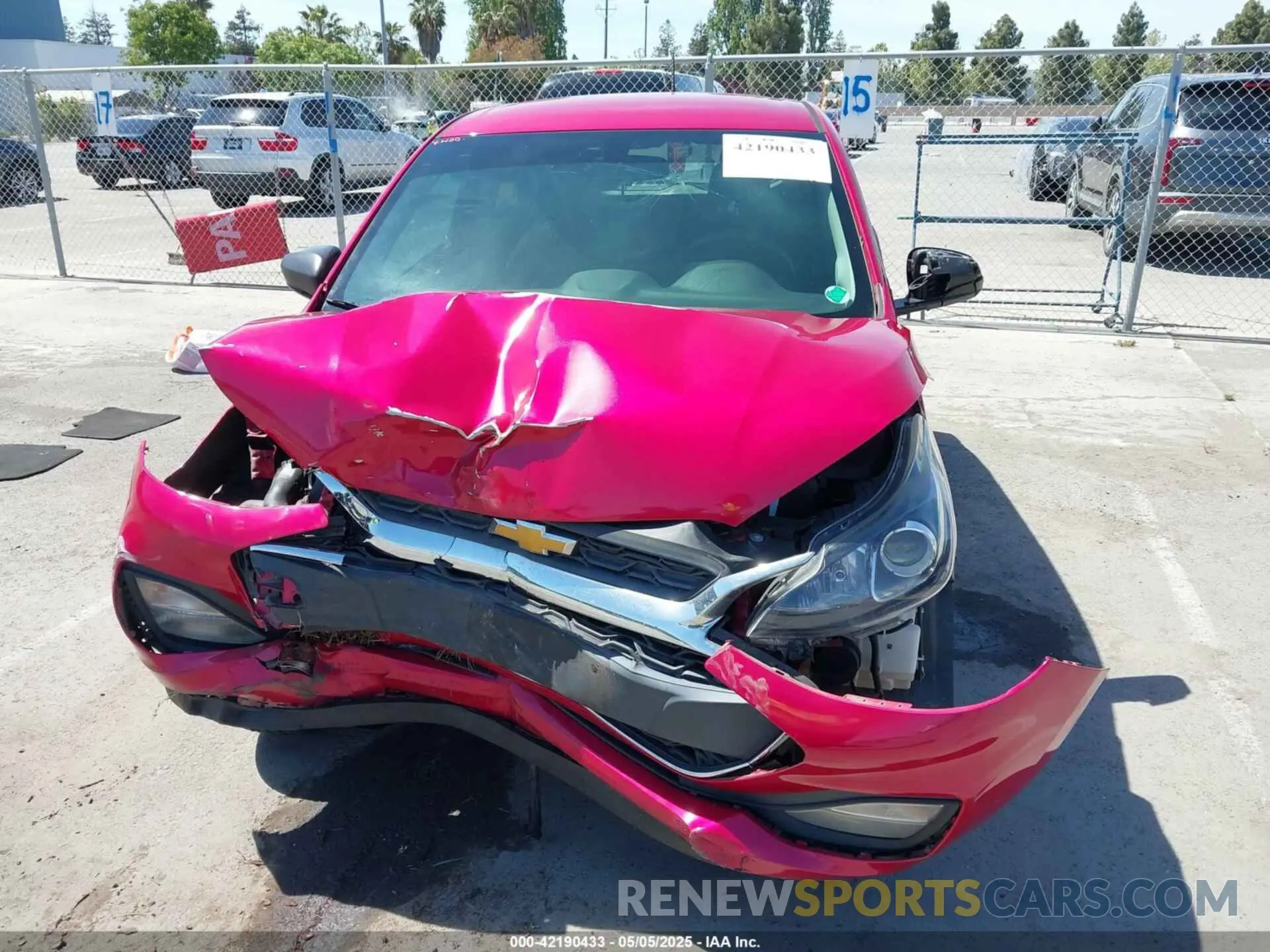 13 fotografías del automóvil dañado KL8CB6SA6LC419708 CHEVROLET SPARK 2020