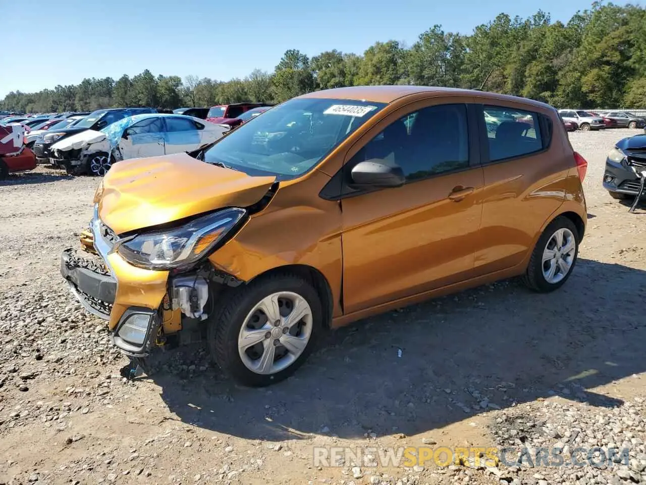 1 fotografías del automóvil dañado KL8CB6SA6LC430157 CHEVROLET SPARK 2020