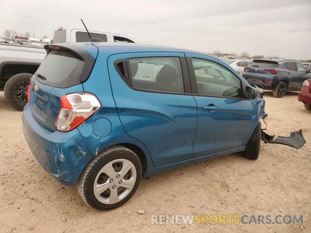 3 fotografías del automóvil dañado KL8CB6SA6LC452014 CHEVROLET SPARK 2020