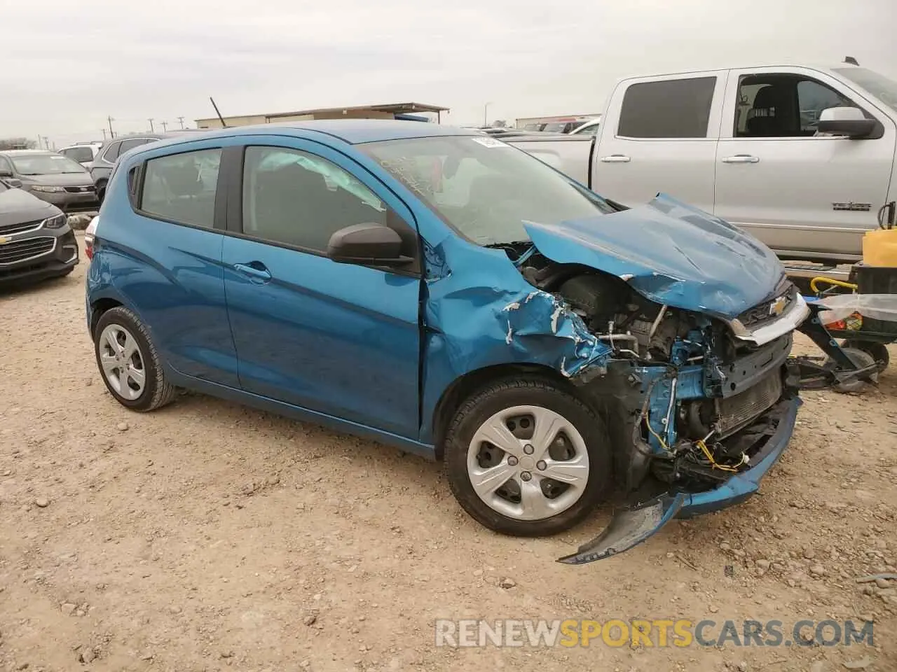 4 fotografías del automóvil dañado KL8CB6SA6LC452014 CHEVROLET SPARK 2020
