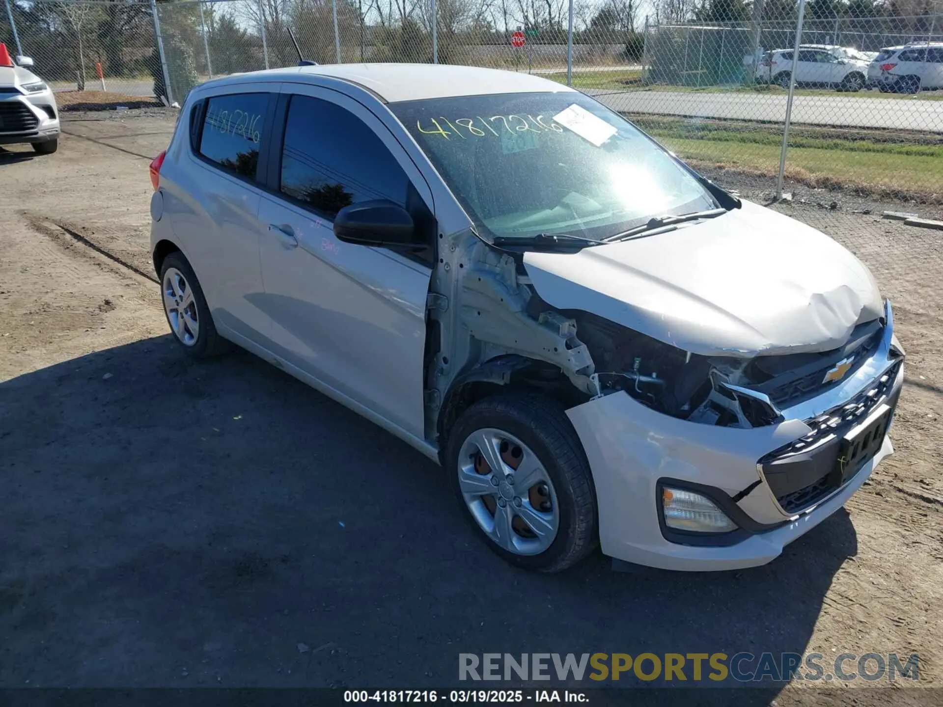1 fotografías del automóvil dañado KL8CB6SA6LC452918 CHEVROLET SPARK 2020