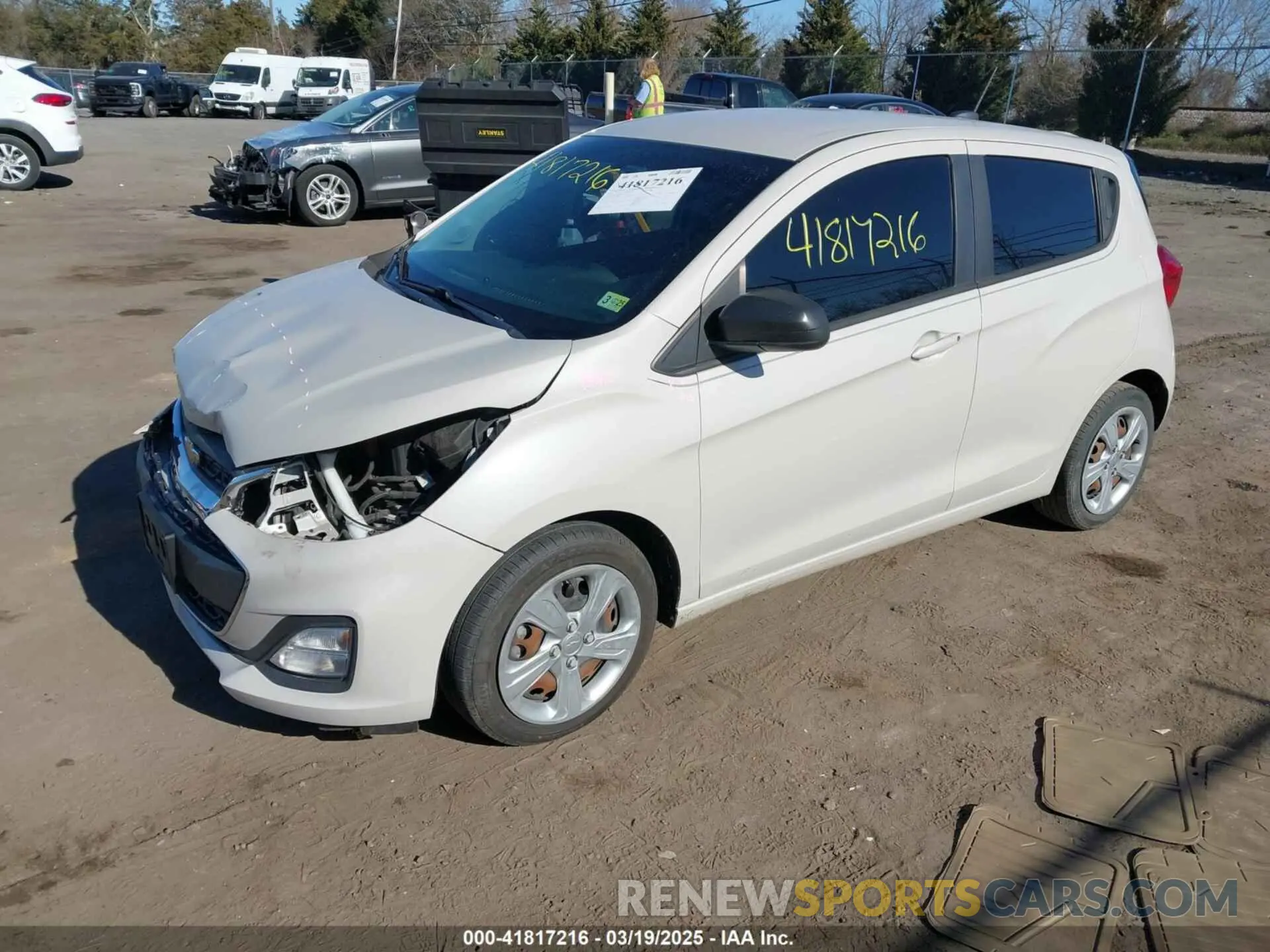 2 fotografías del automóvil dañado KL8CB6SA6LC452918 CHEVROLET SPARK 2020