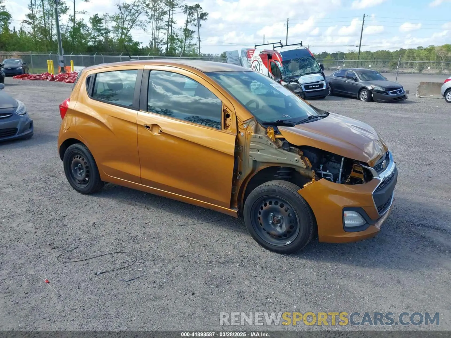 1 fotografías del automóvil dañado KL8CB6SA7LC408314 CHEVROLET SPARK 2020