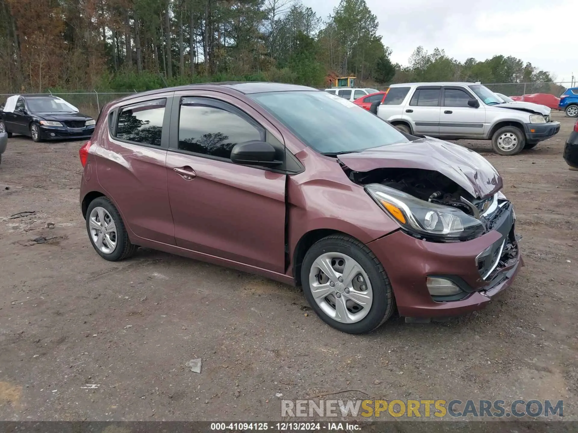 1 fotografías del automóvil dañado KL8CB6SA7LC452703 CHEVROLET SPARK 2020