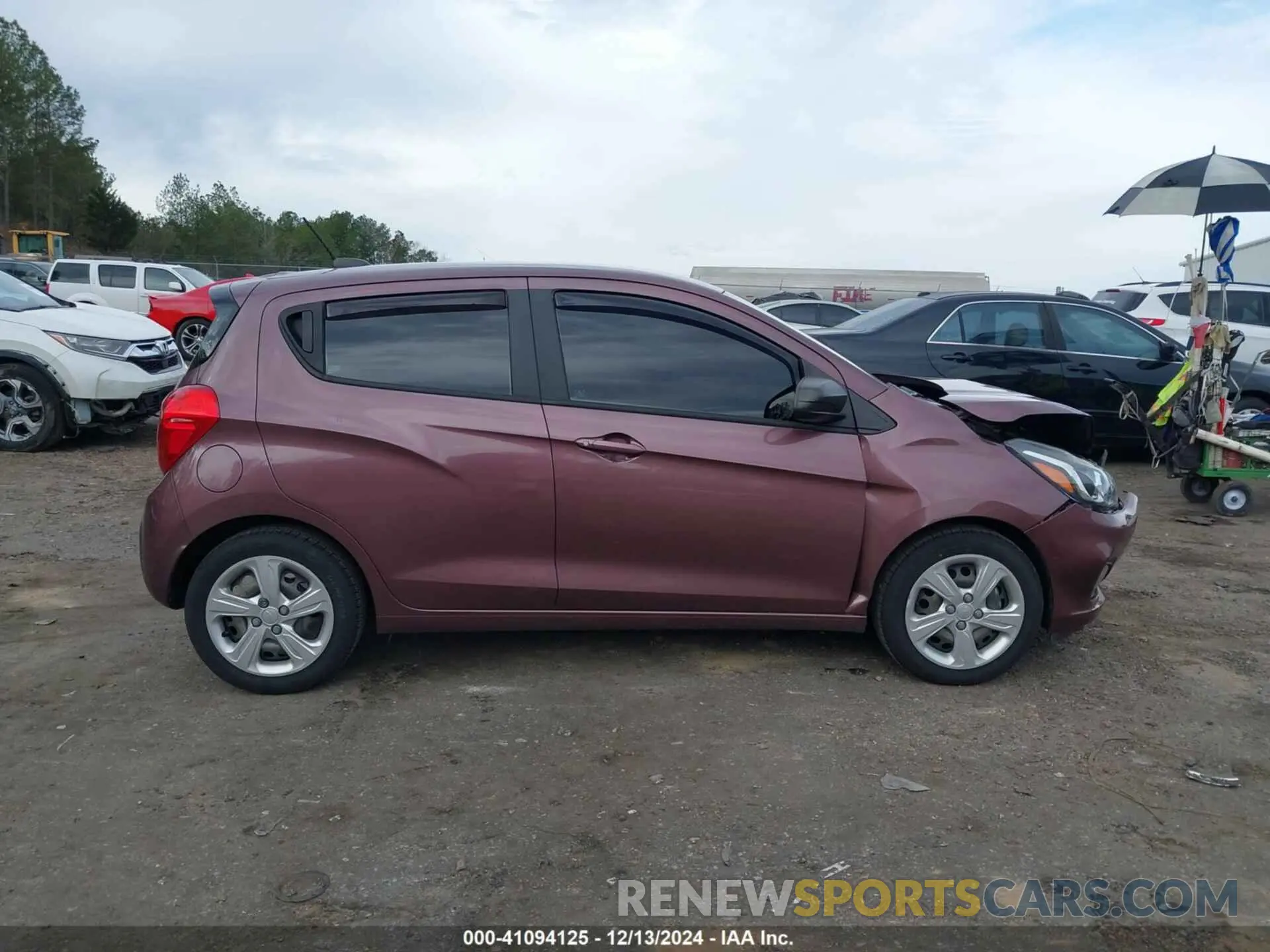 13 fotografías del automóvil dañado KL8CB6SA7LC452703 CHEVROLET SPARK 2020