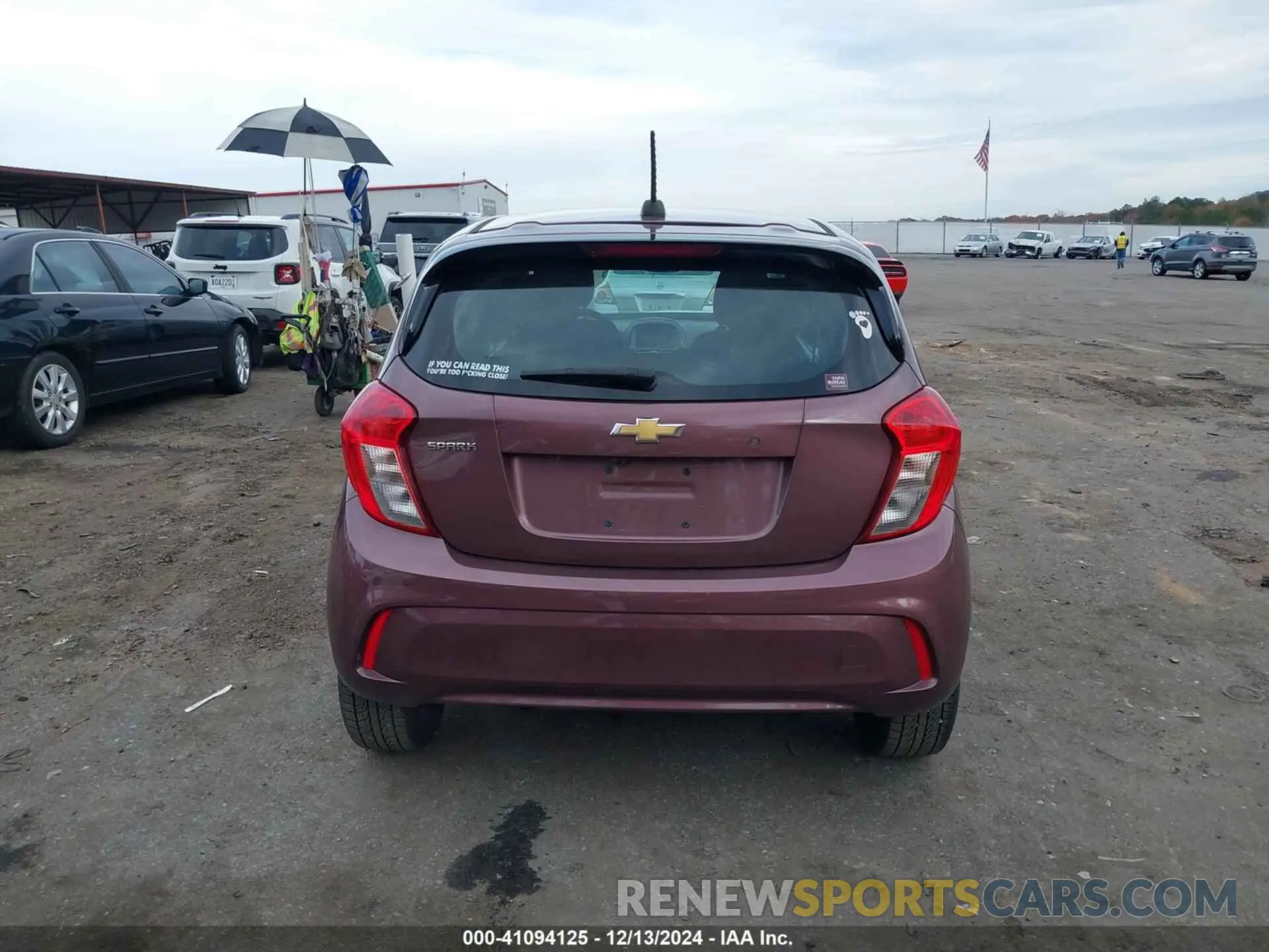 16 fotografías del automóvil dañado KL8CB6SA7LC452703 CHEVROLET SPARK 2020