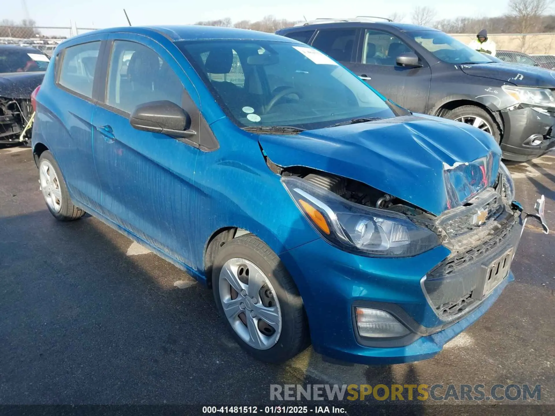 1 fotografías del automóvil dañado KL8CB6SA8LC404336 CHEVROLET SPARK 2020