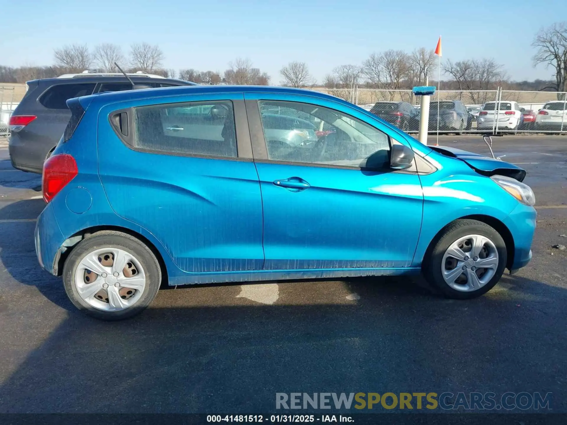 13 fotografías del automóvil dañado KL8CB6SA8LC404336 CHEVROLET SPARK 2020