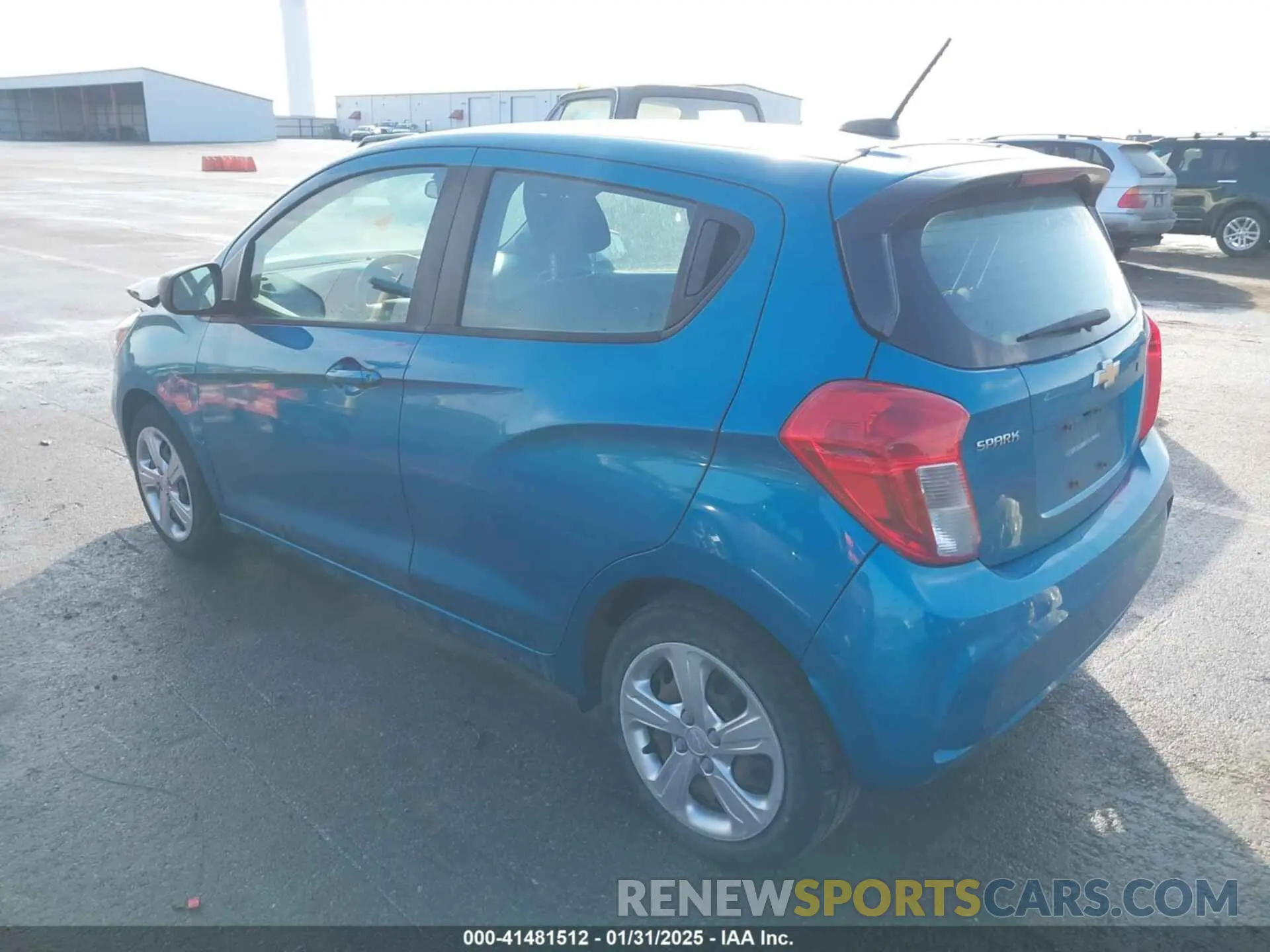 3 fotografías del automóvil dañado KL8CB6SA8LC404336 CHEVROLET SPARK 2020