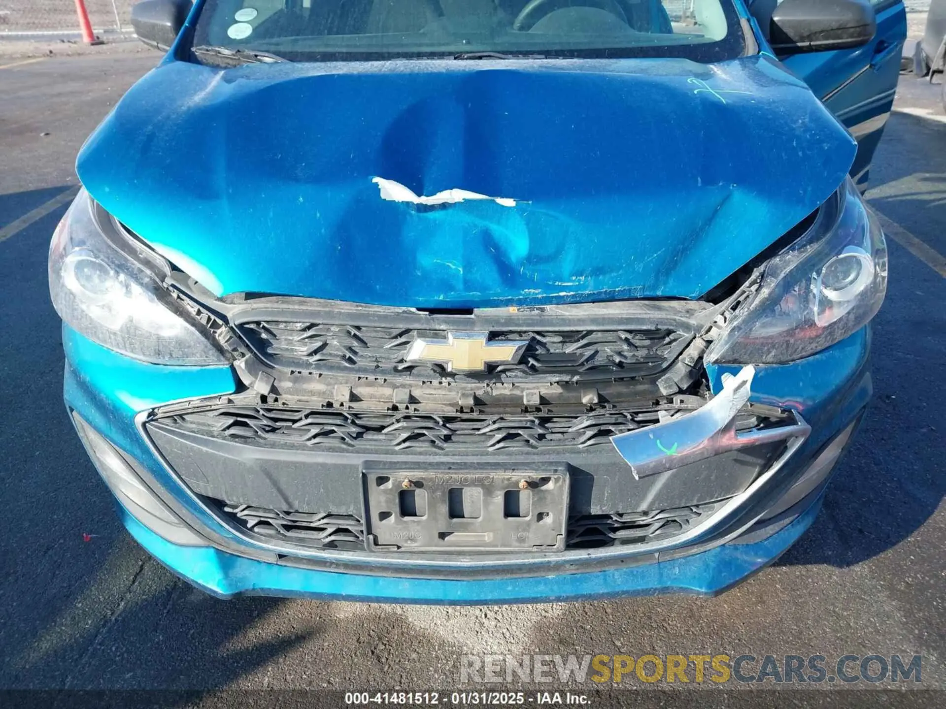 6 fotografías del automóvil dañado KL8CB6SA8LC404336 CHEVROLET SPARK 2020