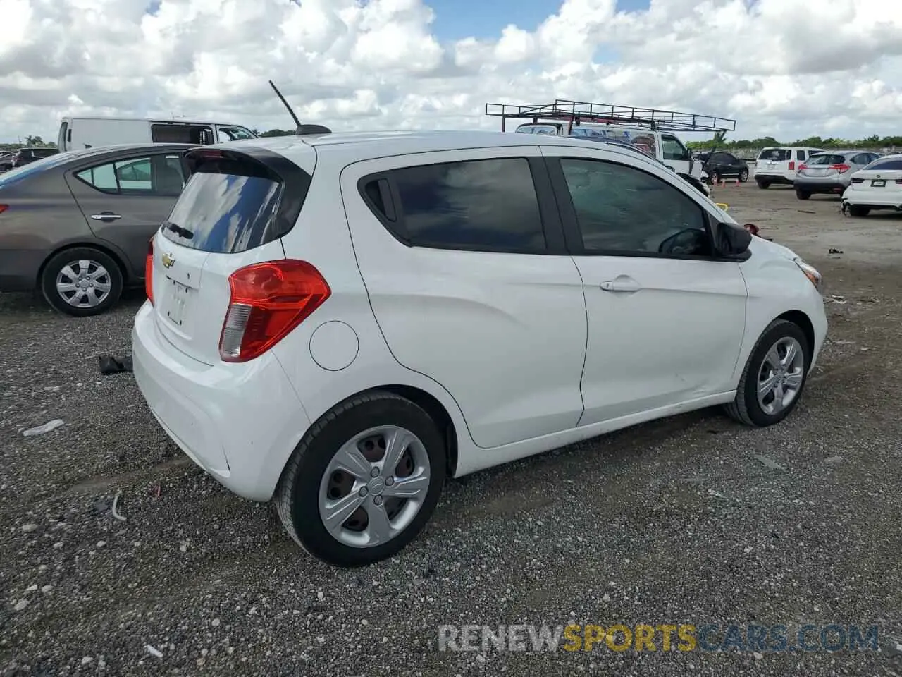 3 fotografías del automóvil dañado KL8CB6SA8LC421928 CHEVROLET SPARK 2020