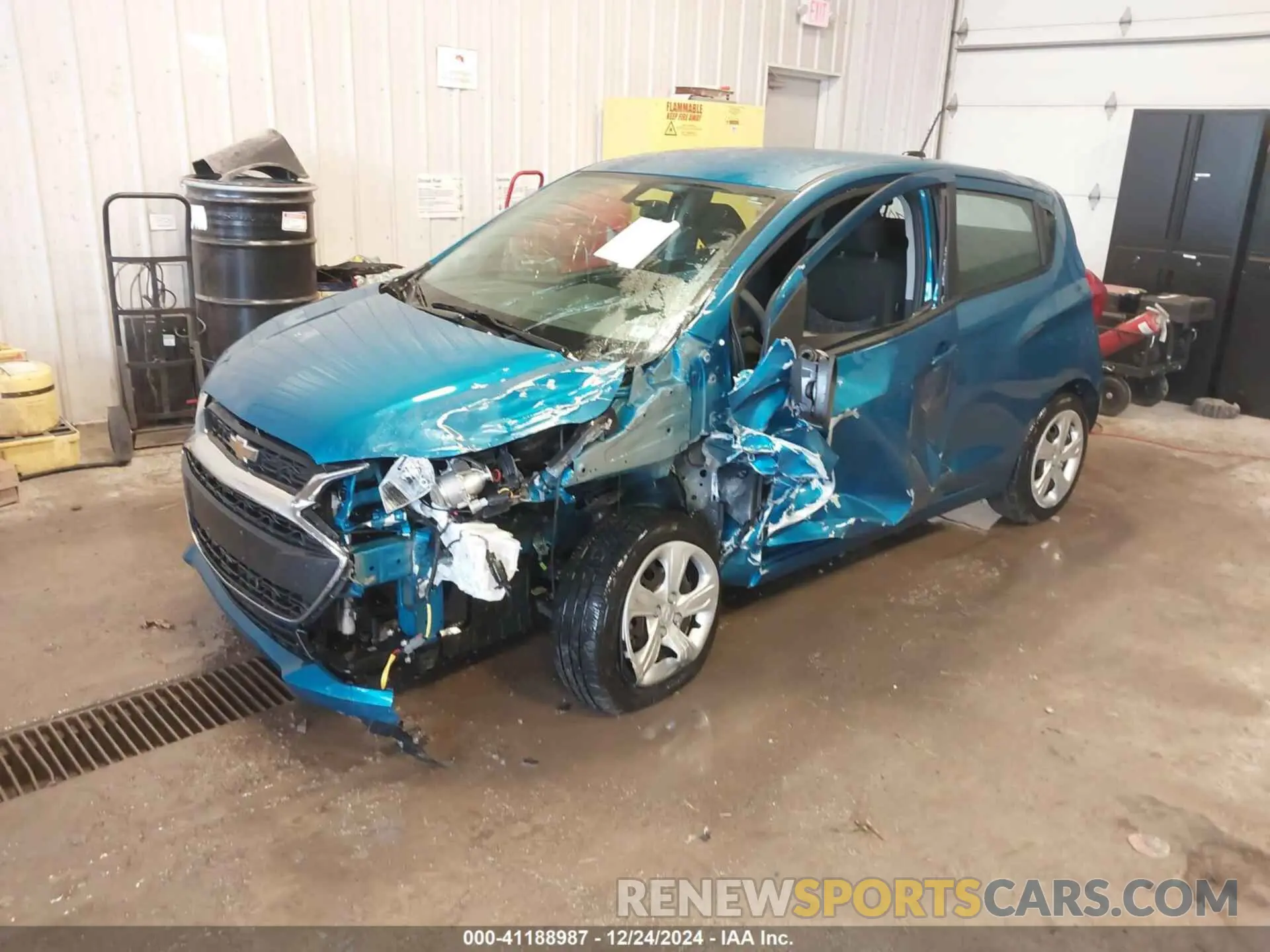2 fotografías del automóvil dañado KL8CB6SA8LC475181 CHEVROLET SPARK 2020