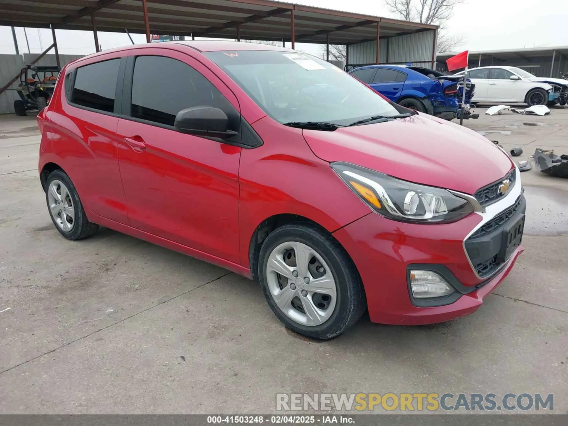 1 fotografías del automóvil dañado KL8CB6SA9LC414437 CHEVROLET SPARK 2020
