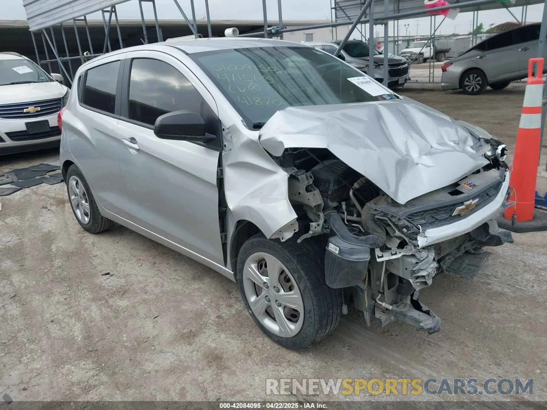 1 fotografías del automóvil dañado KL8CB6SA9LC418701 CHEVROLET SPARK 2020