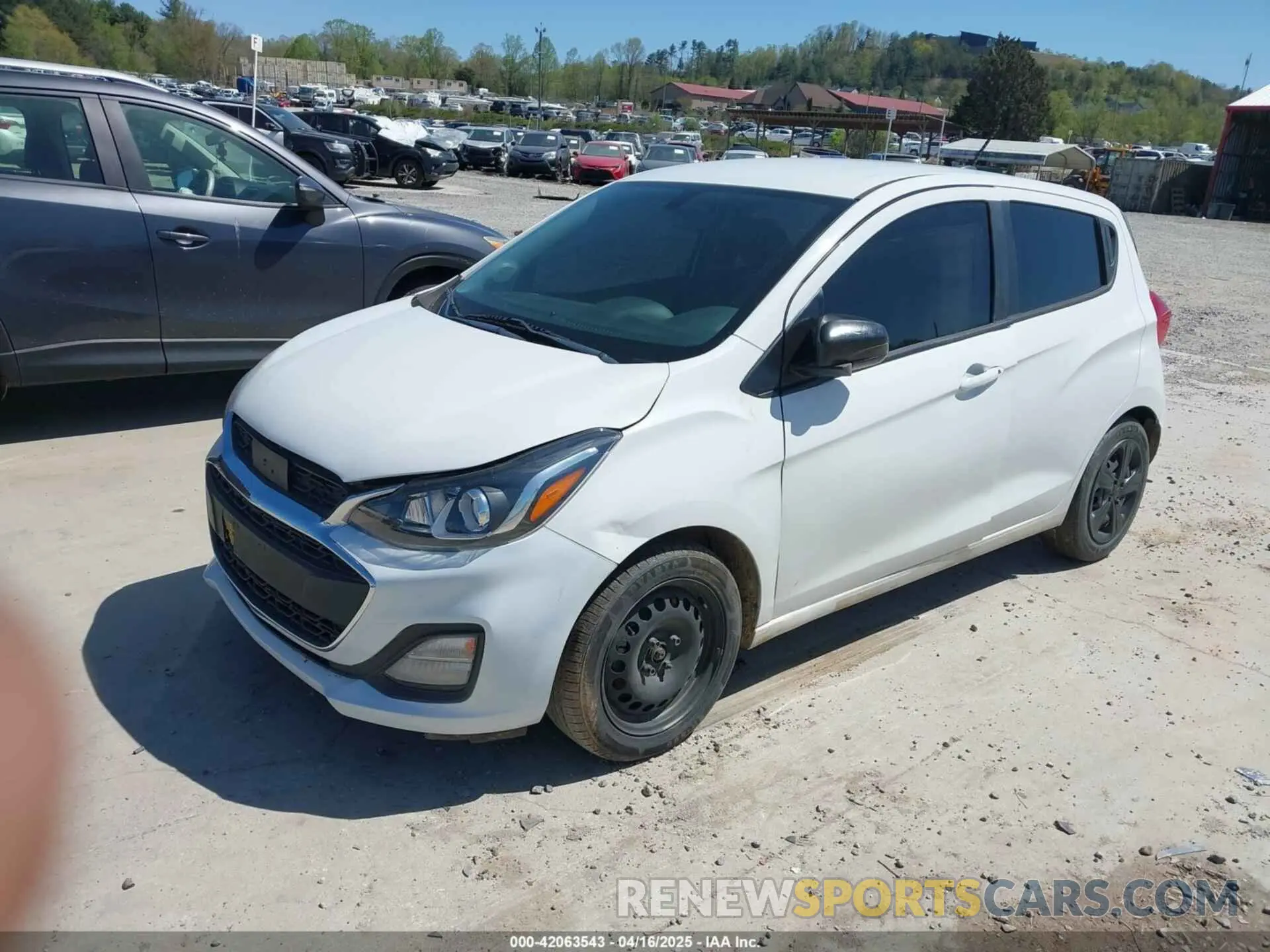 2 fotografías del automóvil dañado KL8CB6SA9LC427611 CHEVROLET SPARK 2020