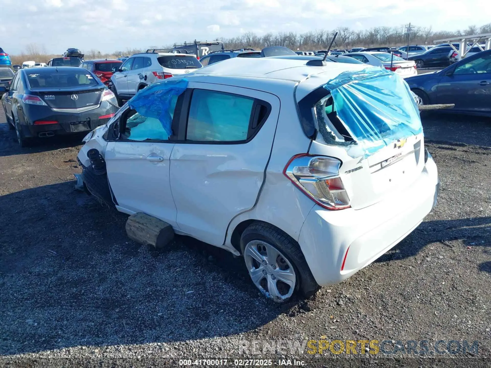 13 fotografías del automóvil dañado KL8CB6SA9LC445834 CHEVROLET SPARK 2020
