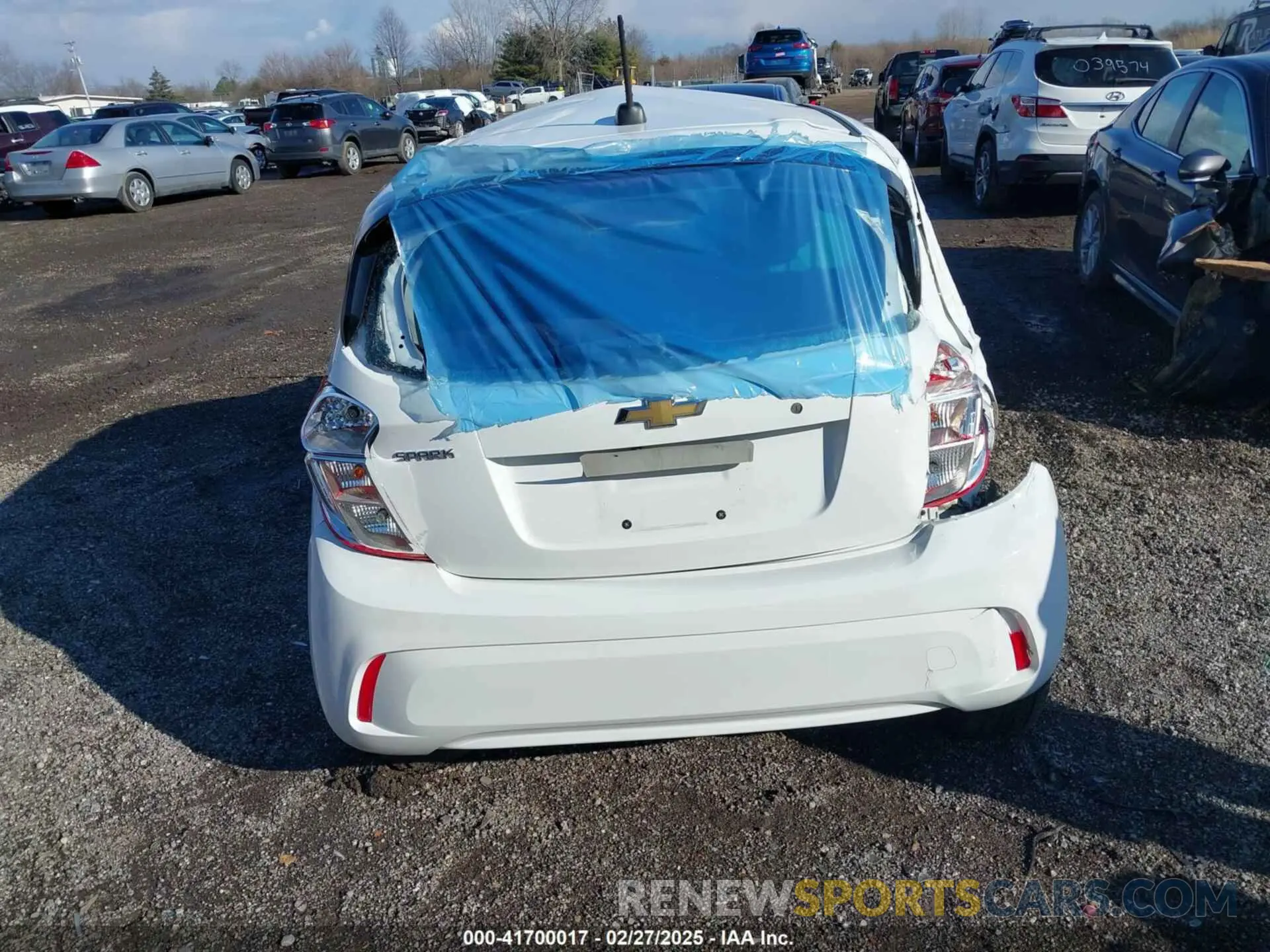15 fotografías del automóvil dañado KL8CB6SA9LC445834 CHEVROLET SPARK 2020