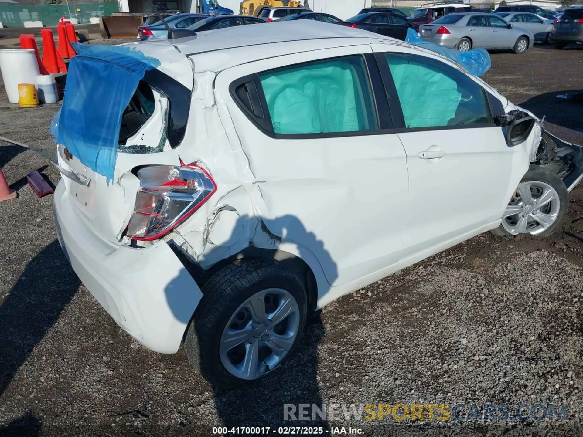 4 fotografías del automóvil dañado KL8CB6SA9LC445834 CHEVROLET SPARK 2020