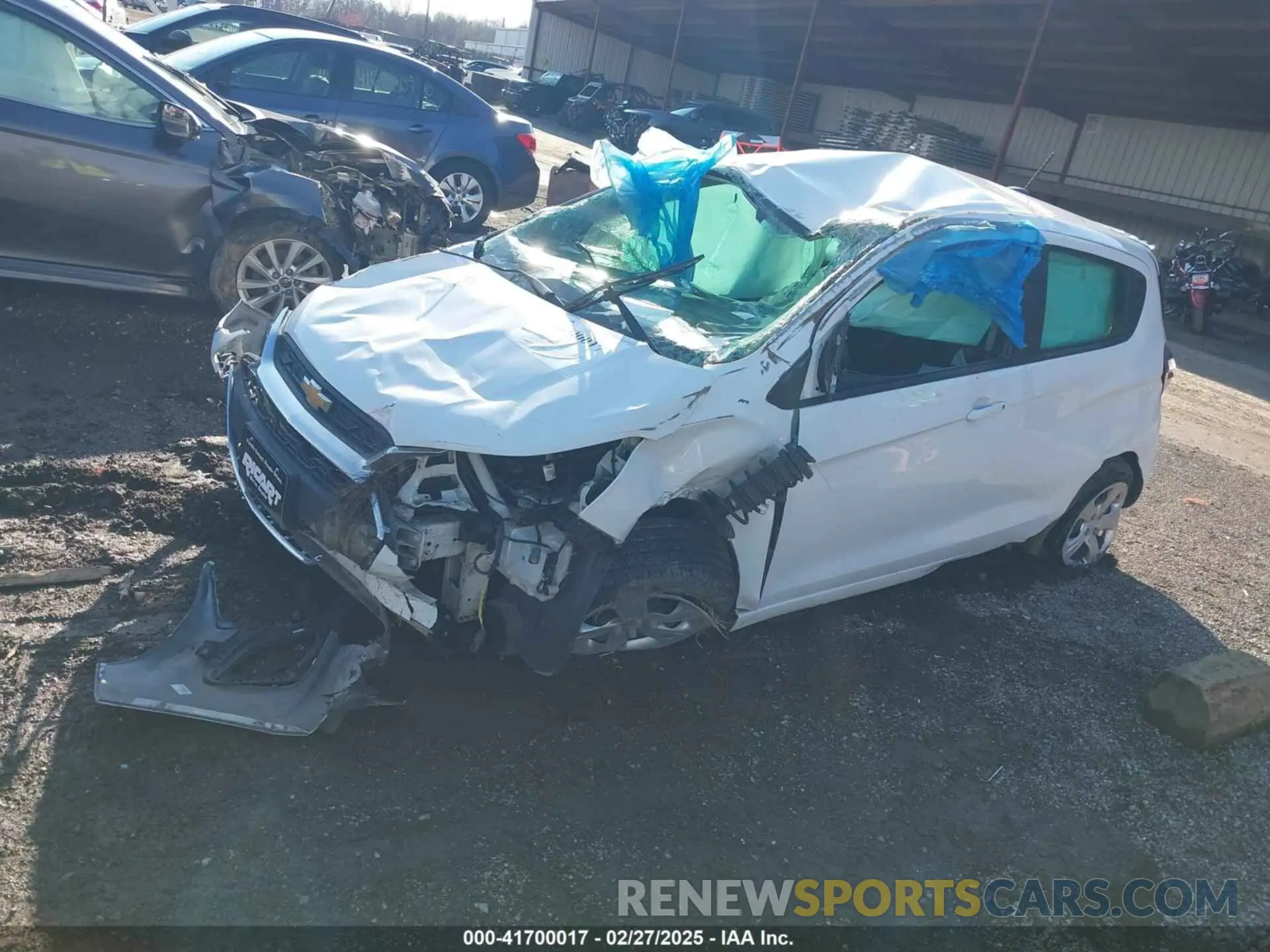 6 fotografías del automóvil dañado KL8CB6SA9LC445834 CHEVROLET SPARK 2020