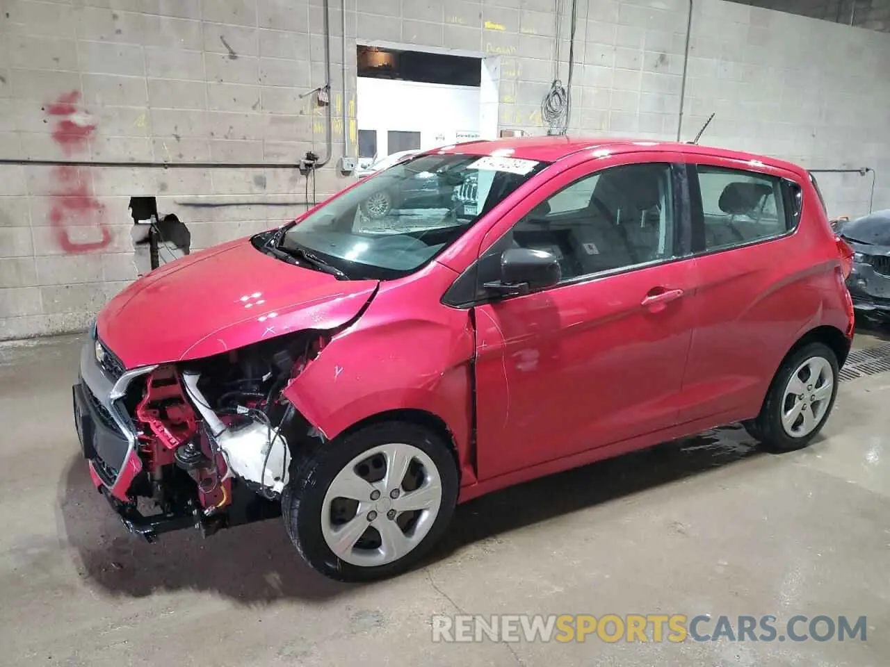 1 fotografías del automóvil dañado KL8CB6SA9LC446692 CHEVROLET SPARK 2020