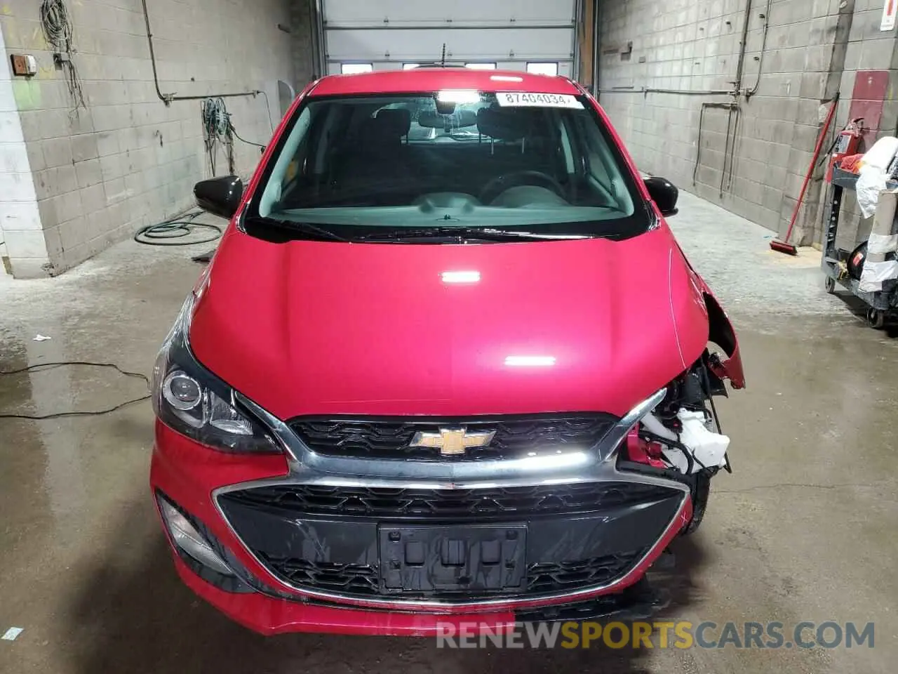 5 fotografías del automóvil dañado KL8CB6SA9LC446692 CHEVROLET SPARK 2020