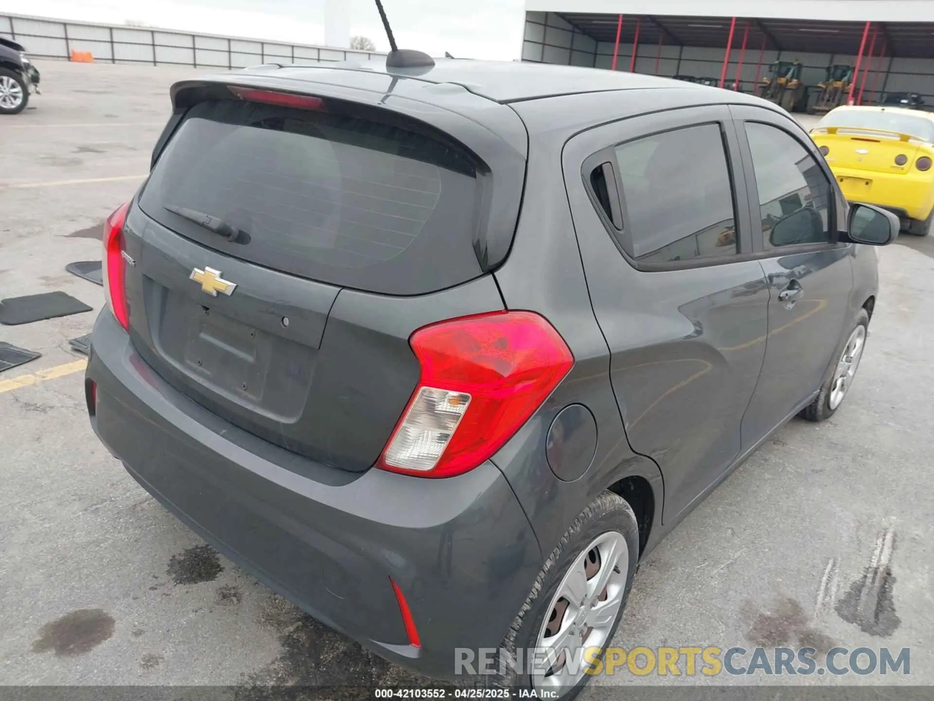 4 fotografías del automóvil dañado KL8CB6SA9LC473908 CHEVROLET SPARK 2020