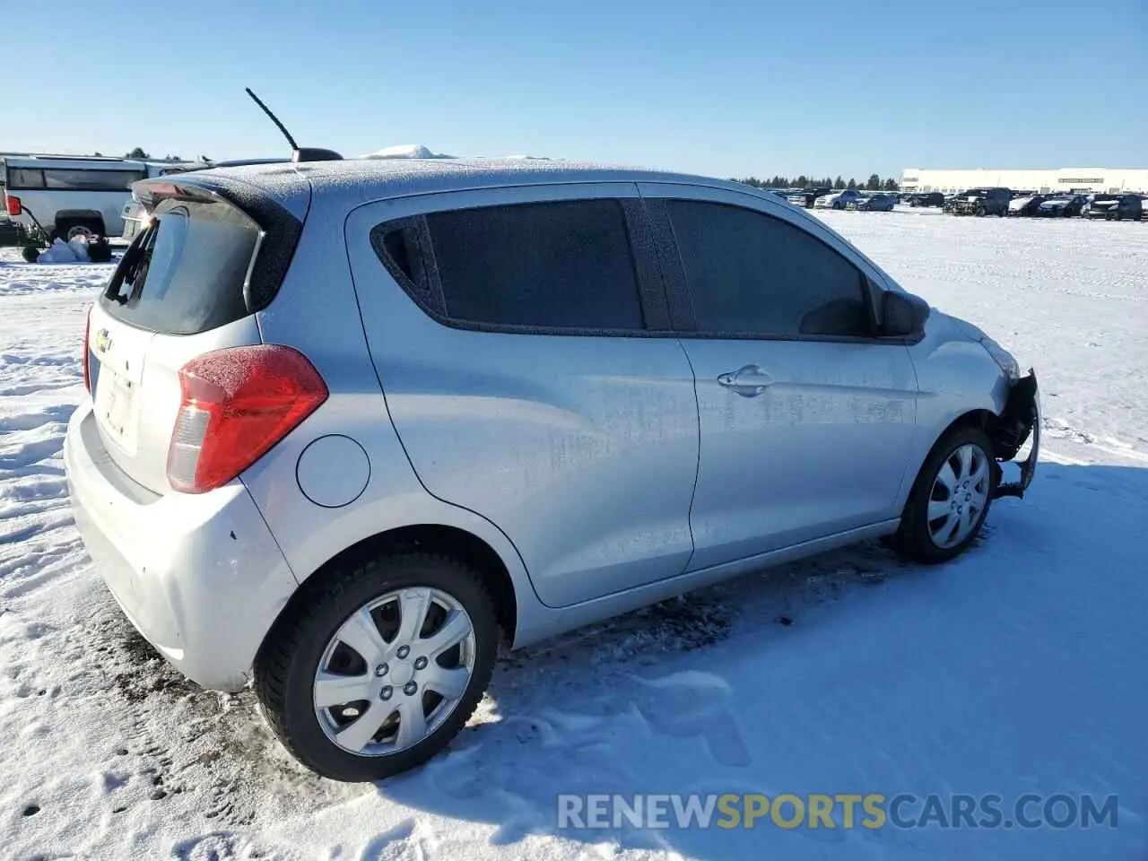 3 fotografías del automóvil dañado KL8CB6SAXLC407609 CHEVROLET SPARK 2020