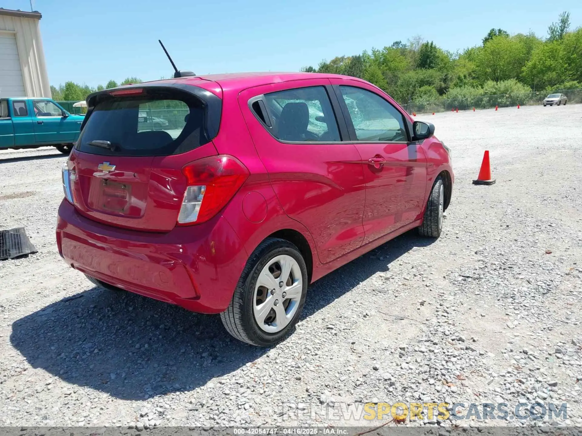 4 fotografías del automóvil dañado KL8CB6SAXLC418092 CHEVROLET SPARK 2020