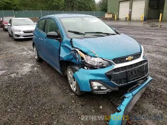 10 fotografías del automóvil dañado KL8CB6SAXLC418867 CHEVROLET SPARK 2020