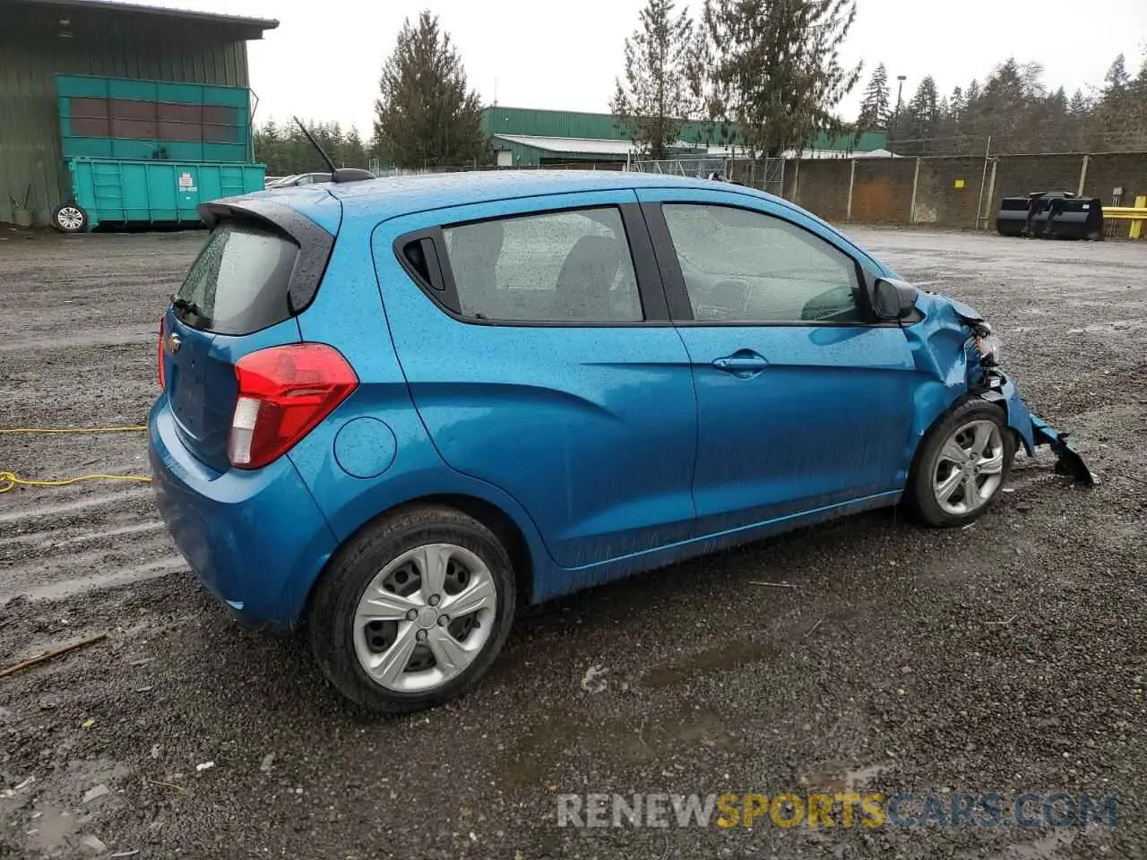 3 fotografías del automóvil dañado KL8CB6SAXLC418867 CHEVROLET SPARK 2020