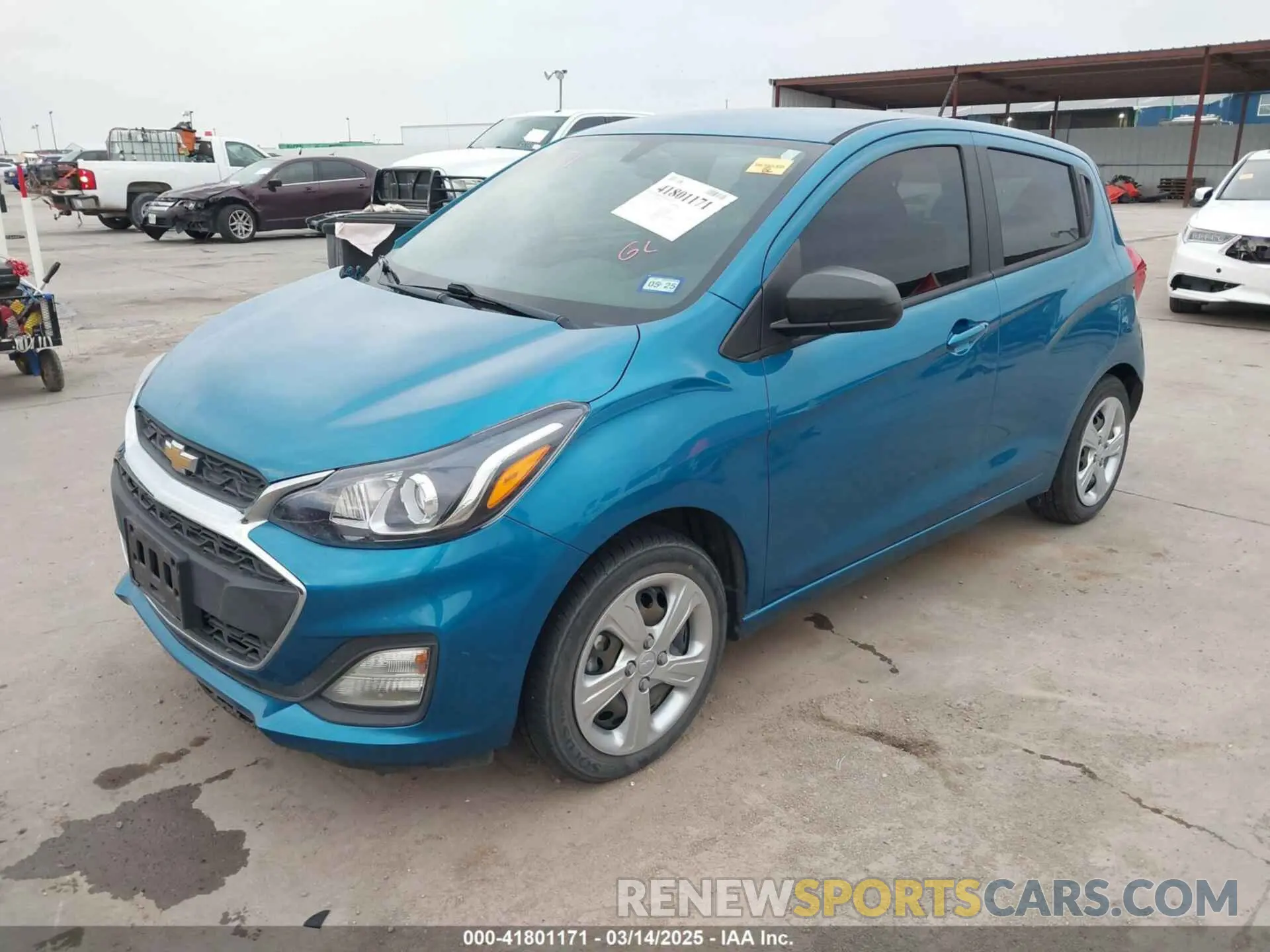 2 fotografías del automóvil dañado KL8CB6SAXLC422370 CHEVROLET SPARK 2020