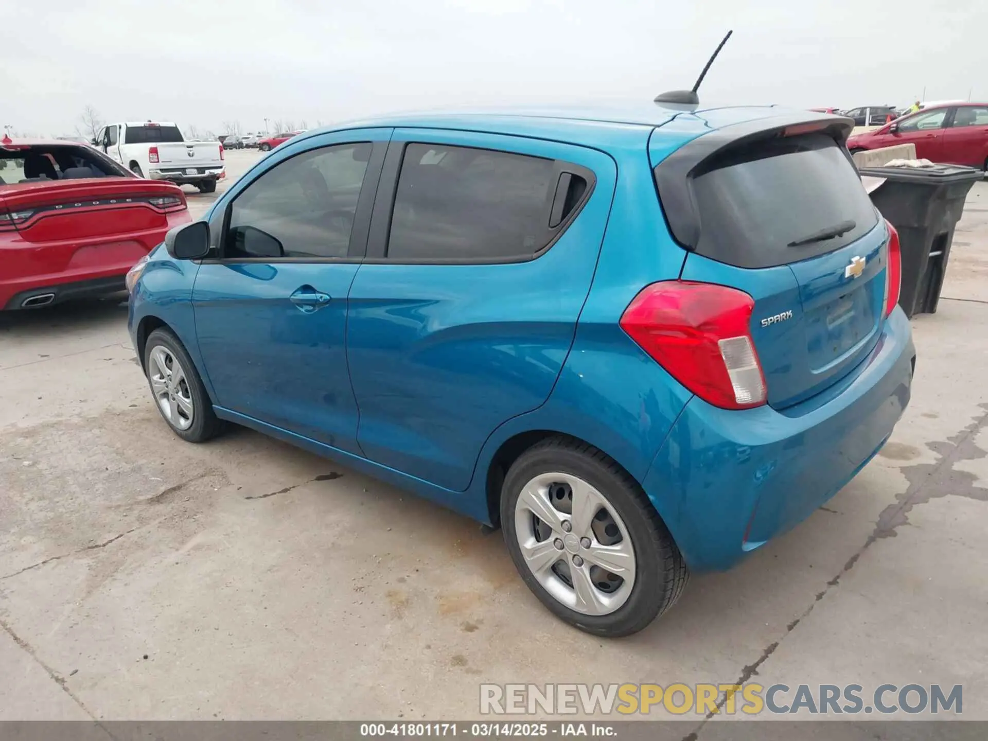 3 fotografías del automóvil dañado KL8CB6SAXLC422370 CHEVROLET SPARK 2020