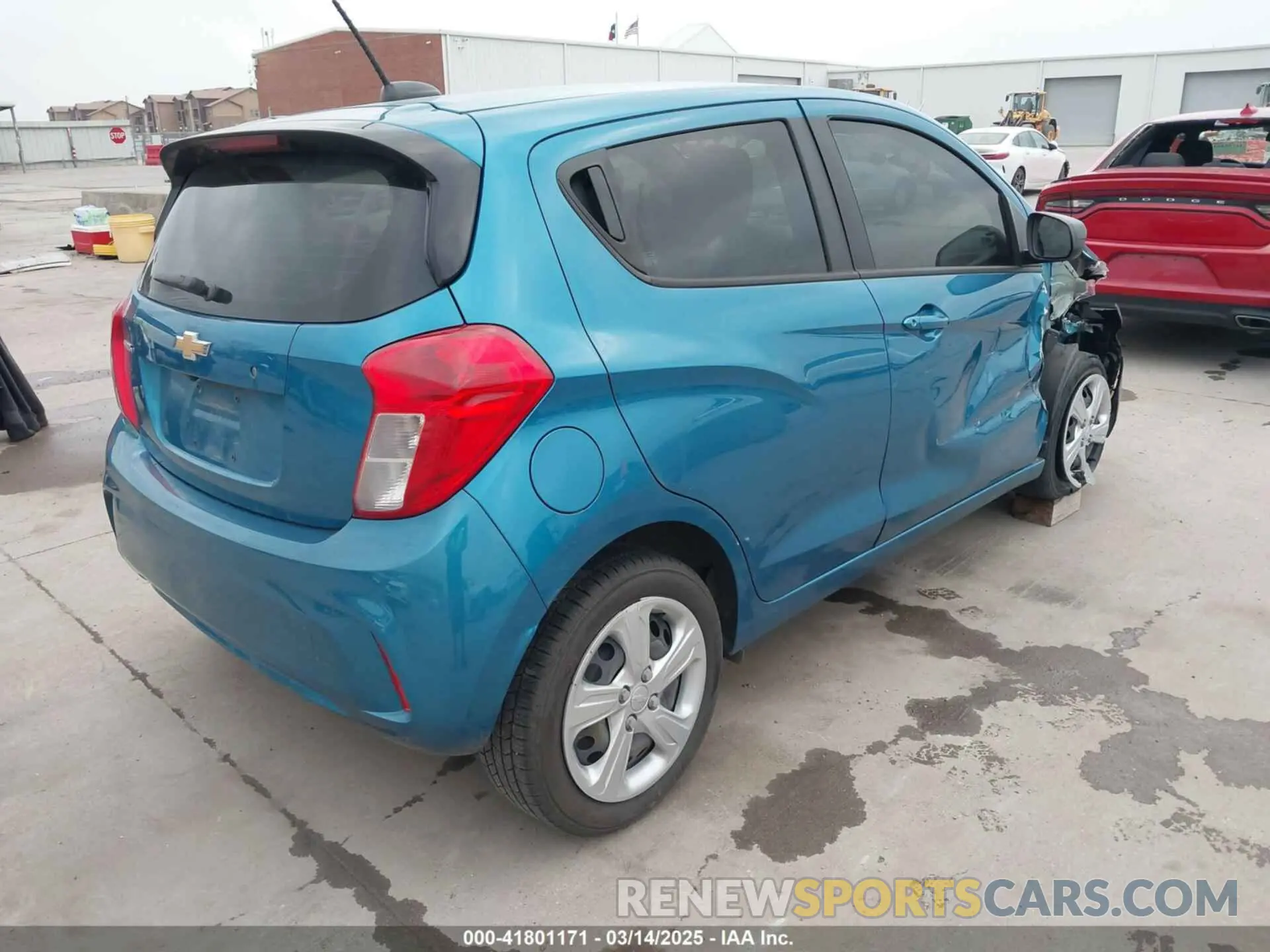 4 fotografías del automóvil dañado KL8CB6SAXLC422370 CHEVROLET SPARK 2020