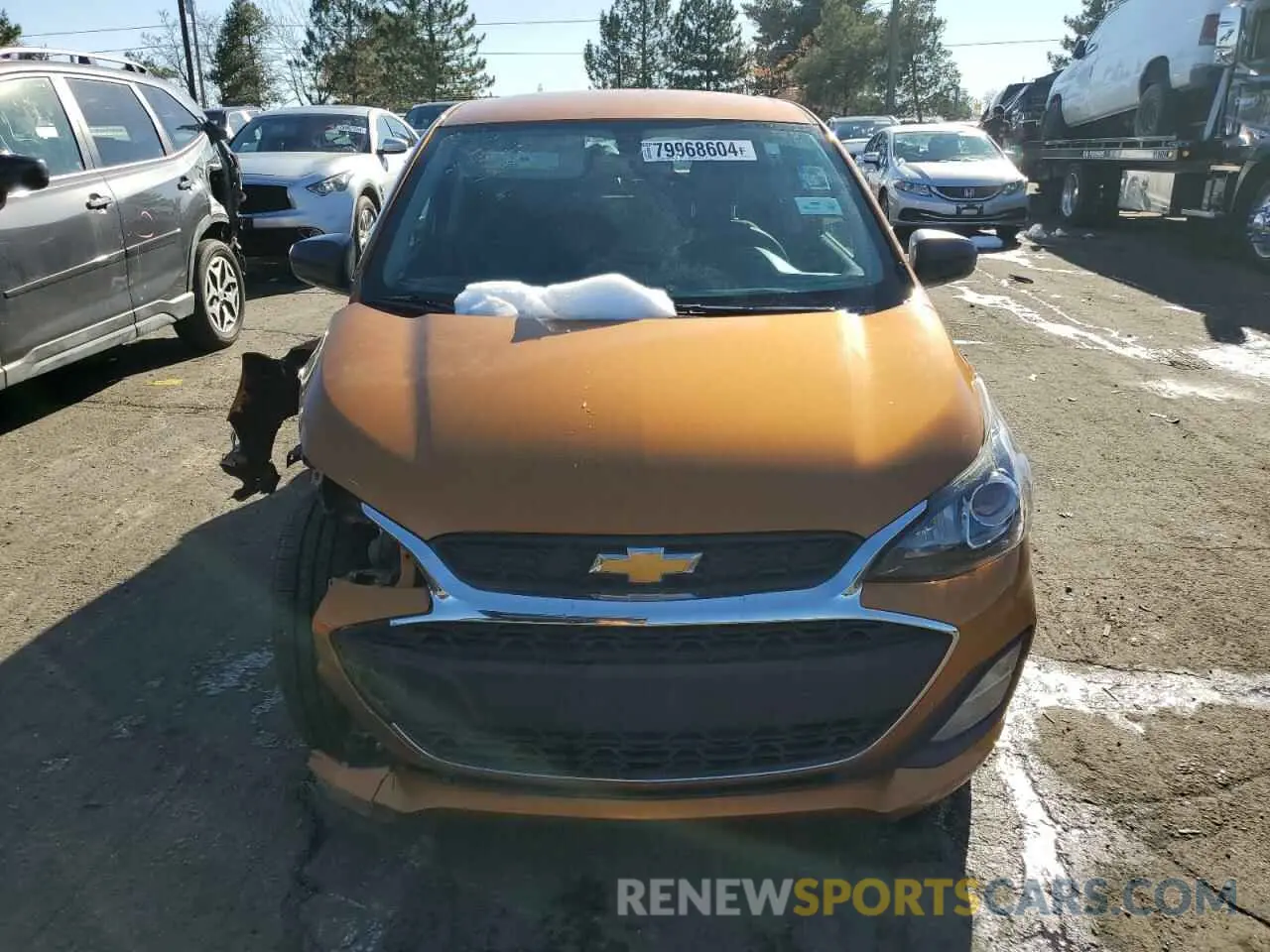 5 fotografías del automóvil dañado KL8CB6SAXLC444398 CHEVROLET SPARK 2020