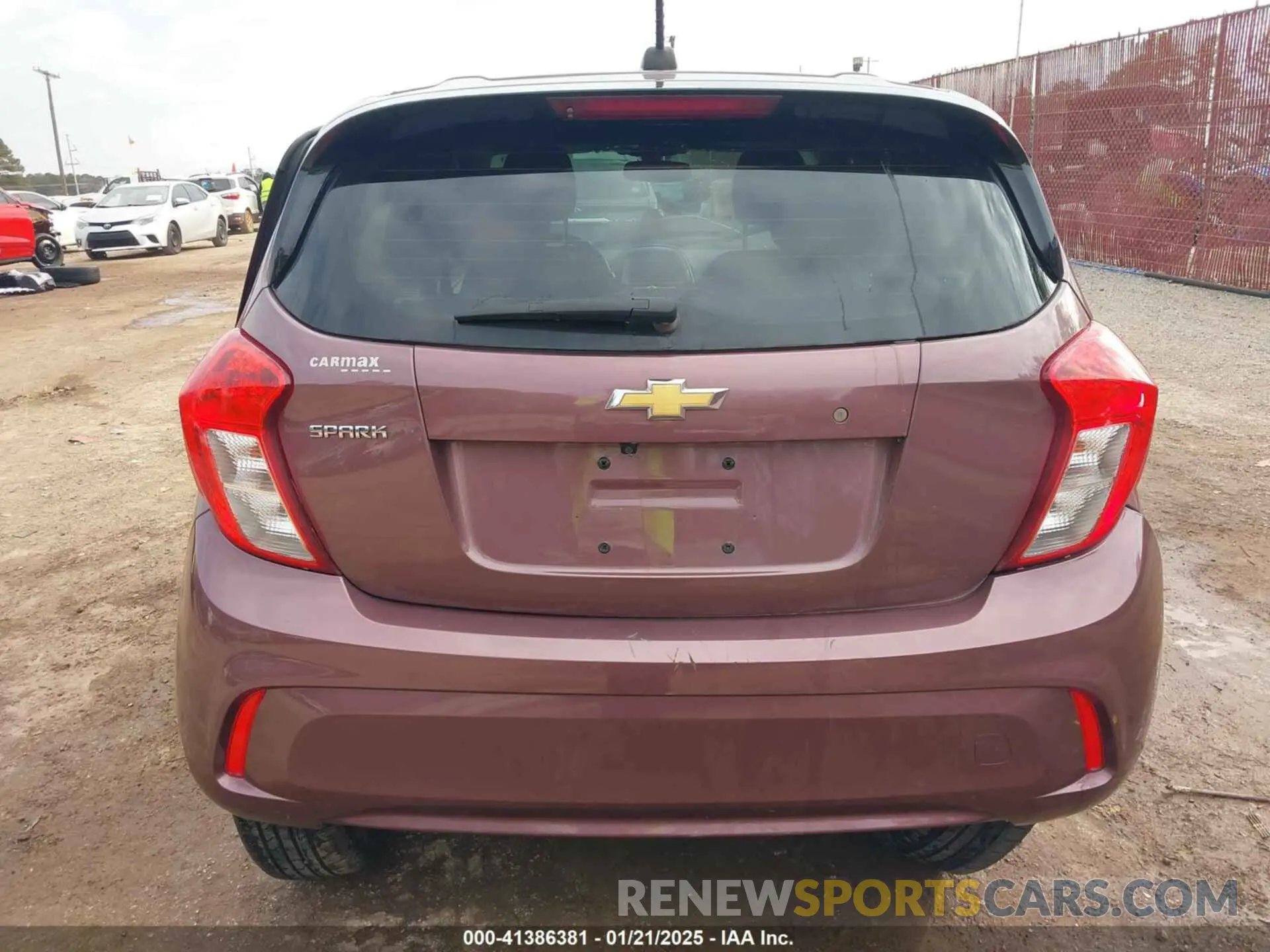 16 fotografías del automóvil dañado KL8CB6SAXLC456180 CHEVROLET SPARK 2020