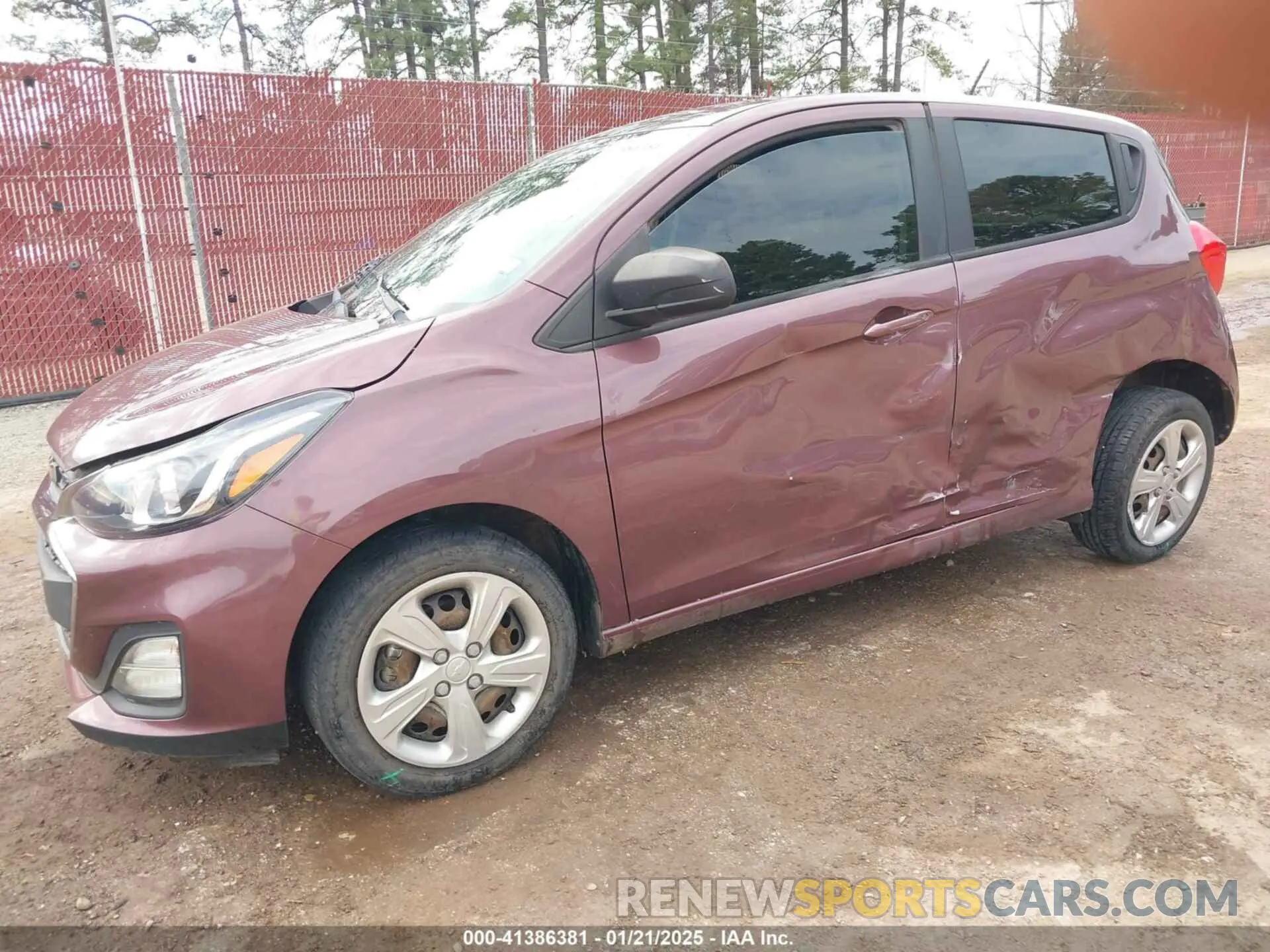 2 fotografías del automóvil dañado KL8CB6SAXLC456180 CHEVROLET SPARK 2020