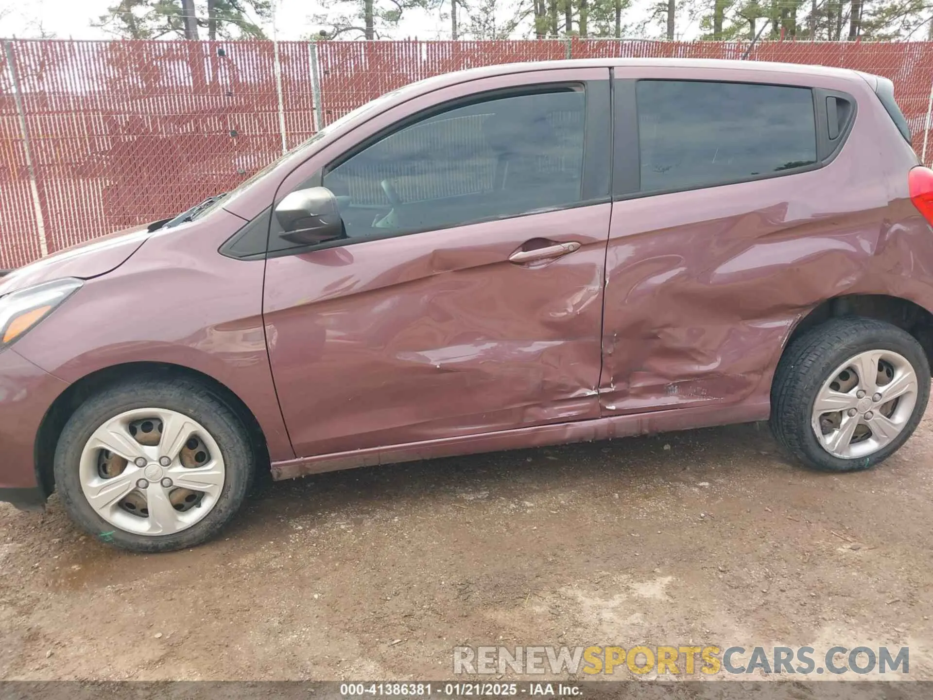 6 fotografías del automóvil dañado KL8CB6SAXLC456180 CHEVROLET SPARK 2020